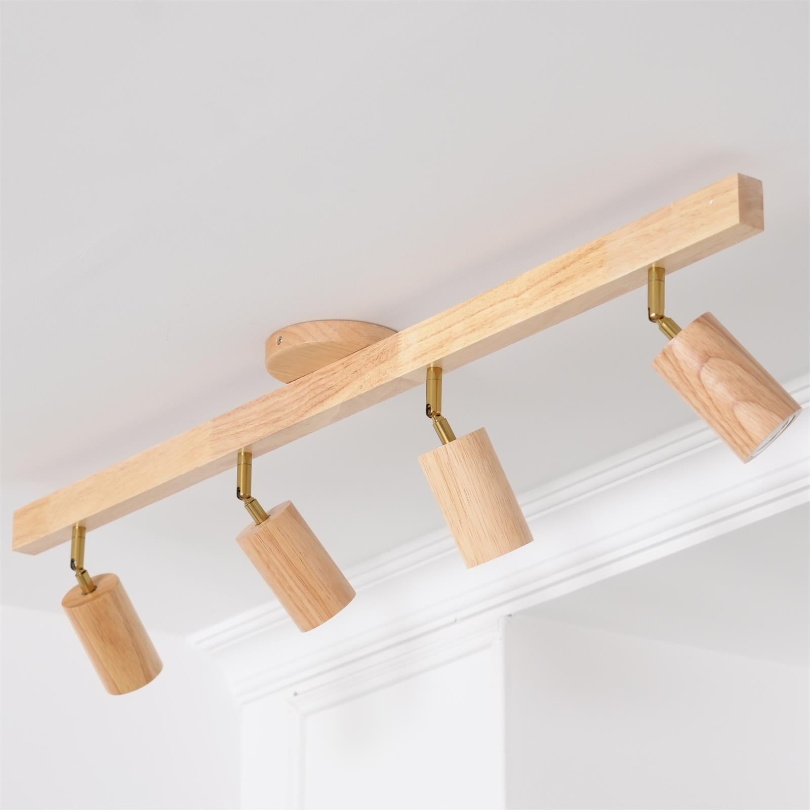 Aim Classical Wood Track Lighting Spotlight - Letslighting