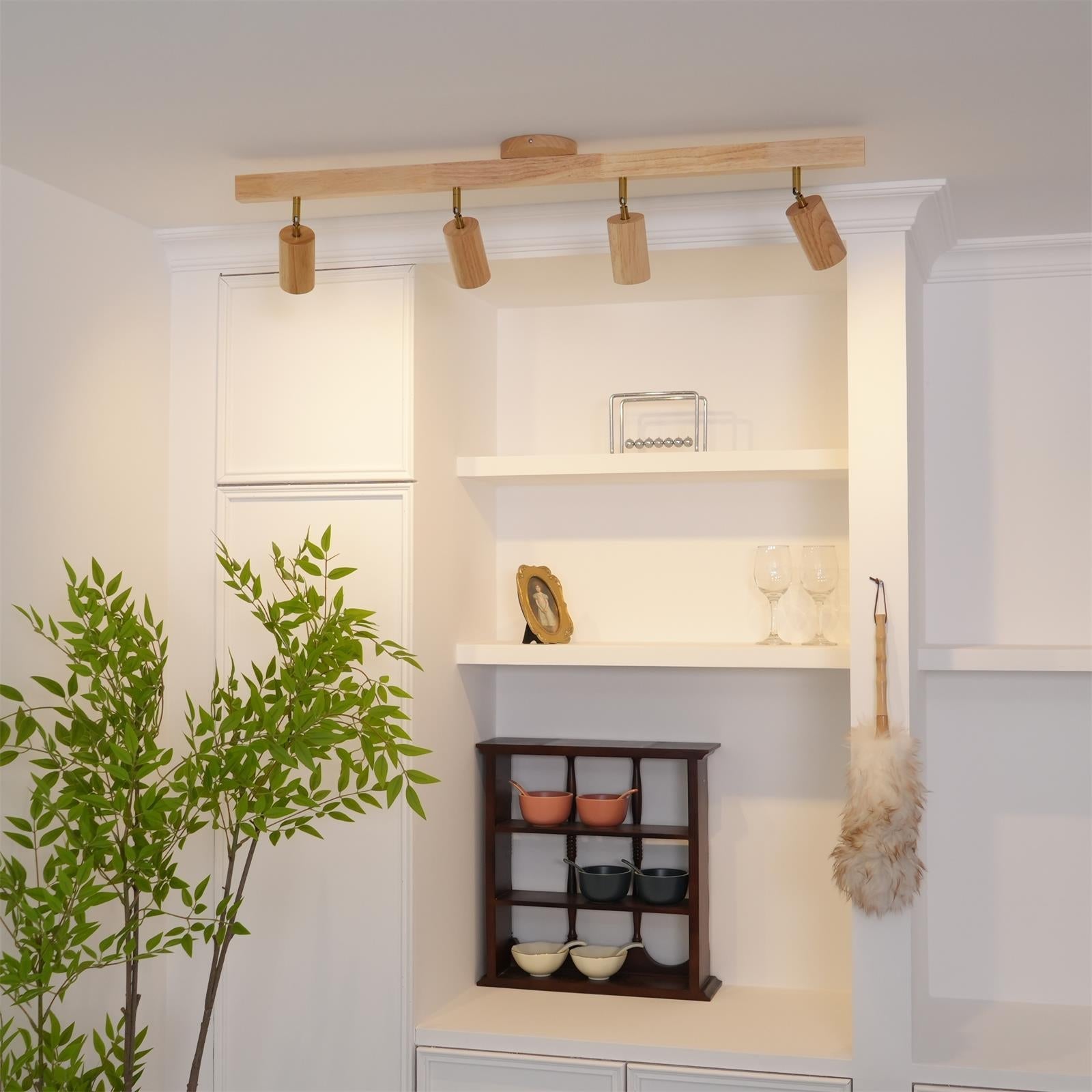 Aim Classical Wood Track Lighting Spotlight - Letslighting