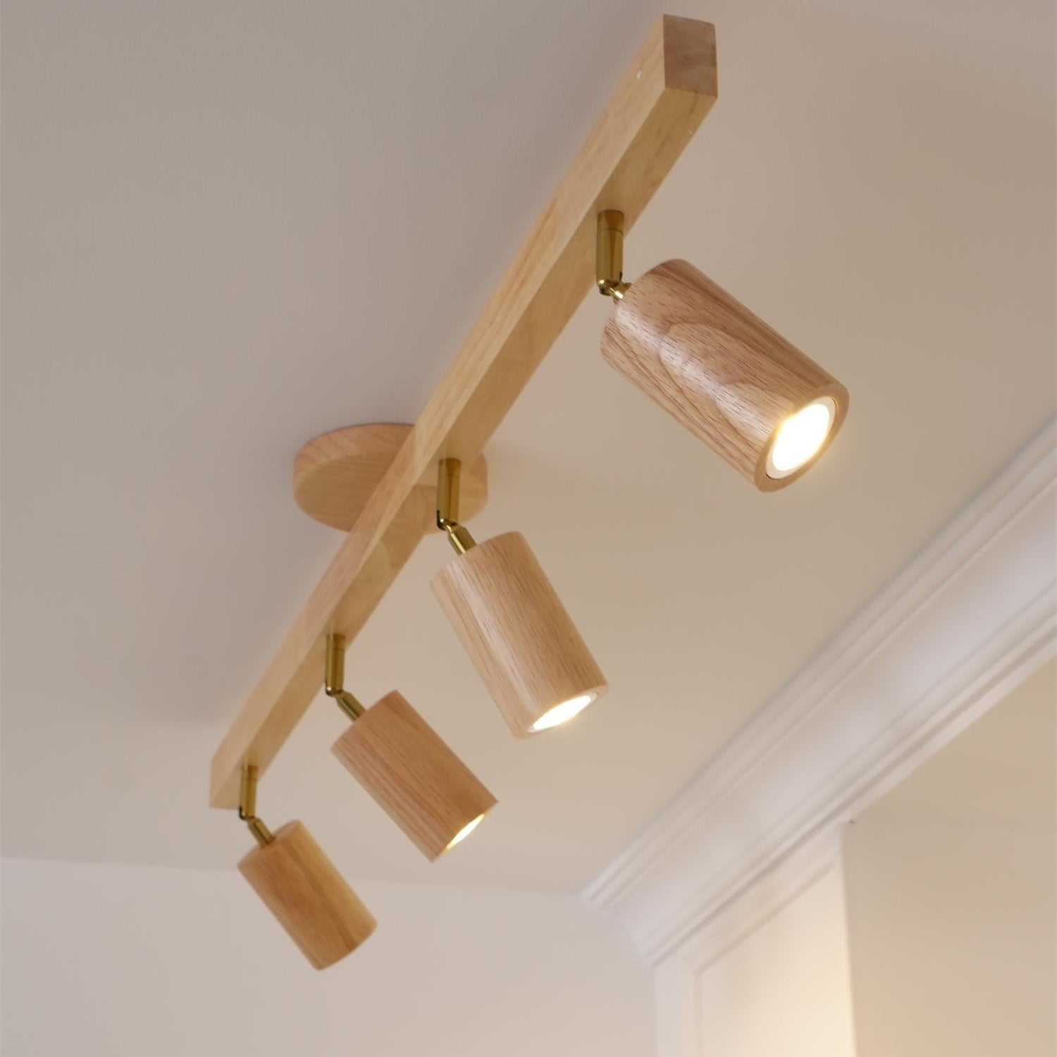 Aim Classical Wood Track Lighting Spotlight - Letslighting