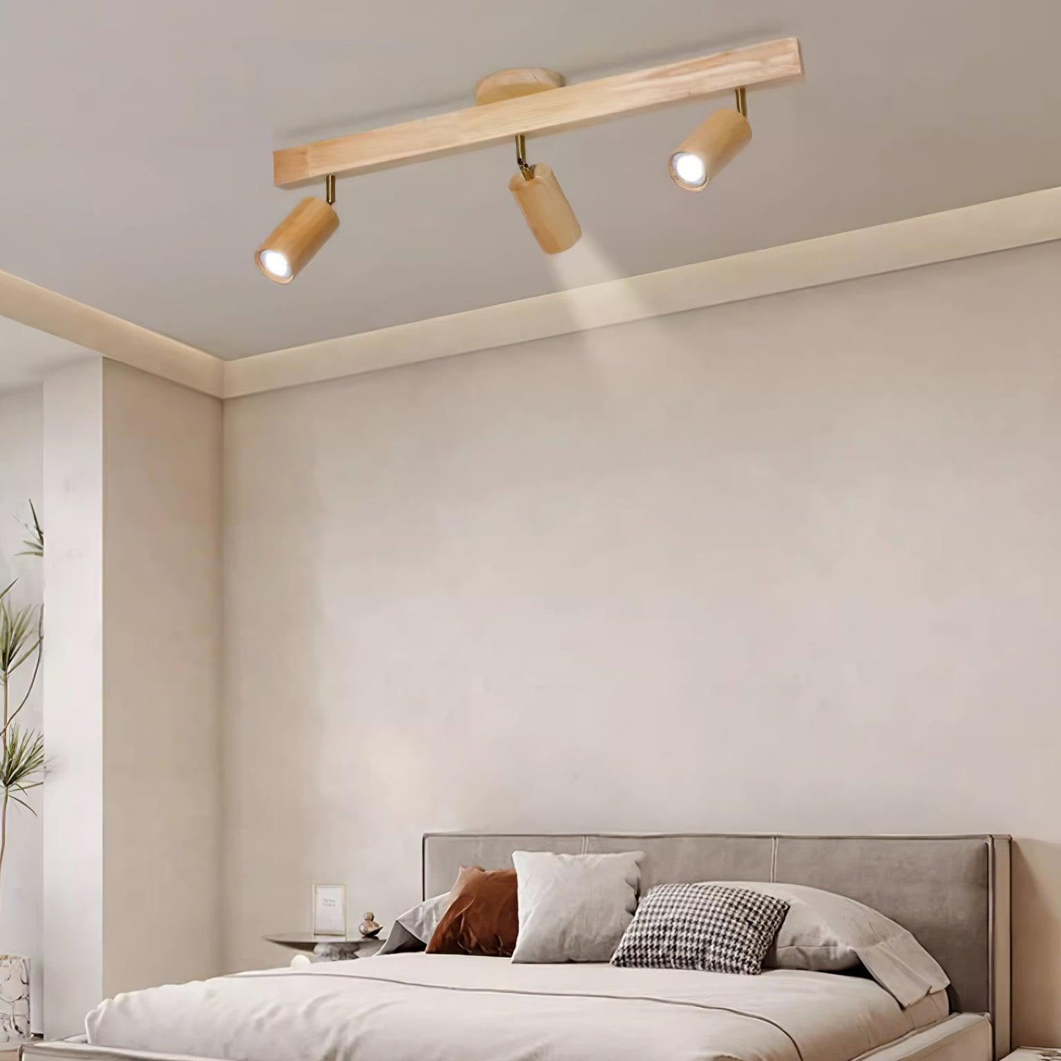 Aim Classical Wood Track Lighting Spotlight - Letslighting