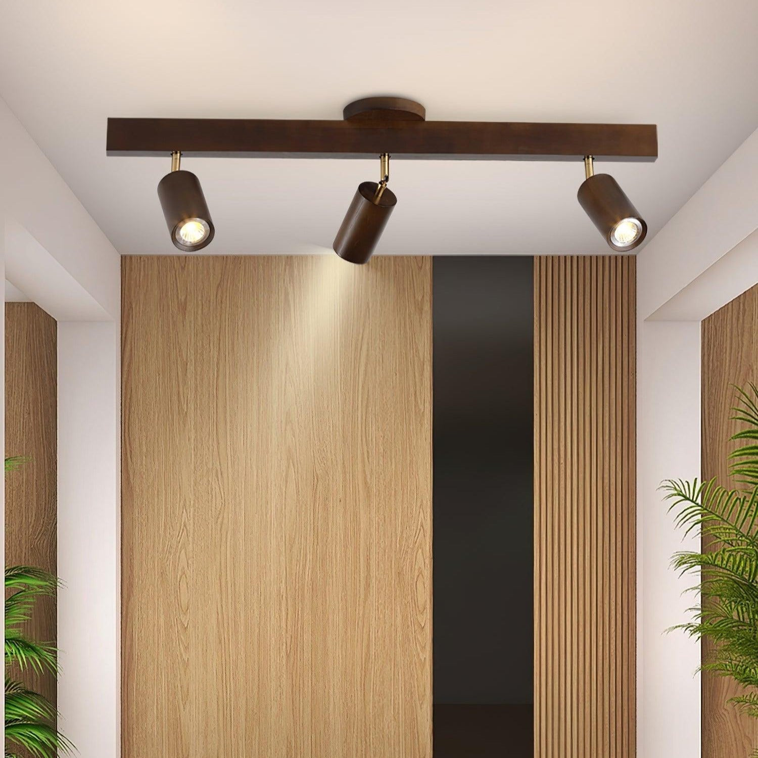 Aim Classical Wood Track Lighting Spotlight - Letslighting
