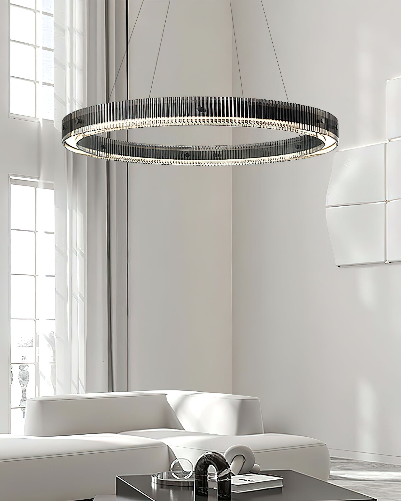 Lustra Chandelier Ring Minimalist LED - Letslighting