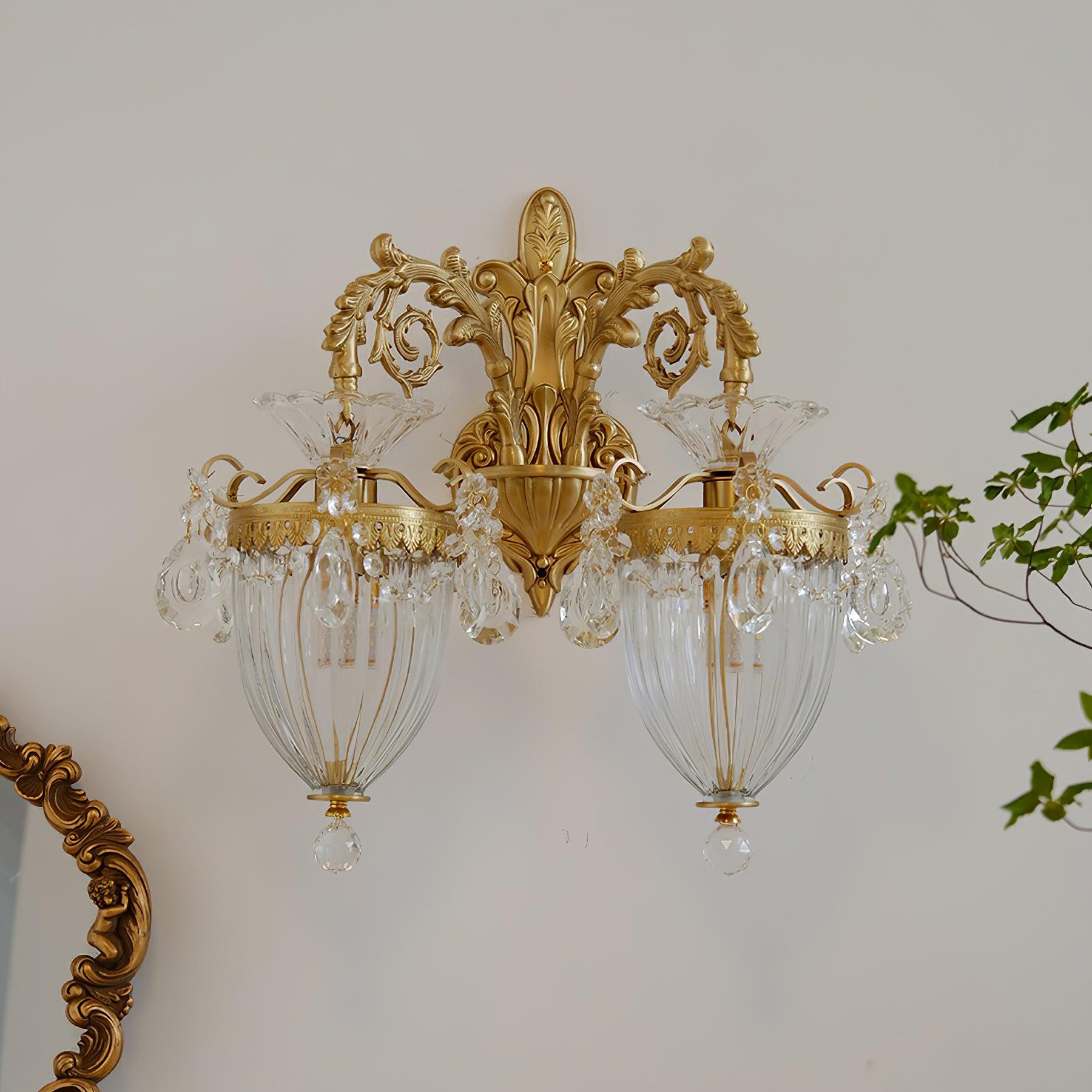 Elosia Gold Double Wall Lamp - Letslighting