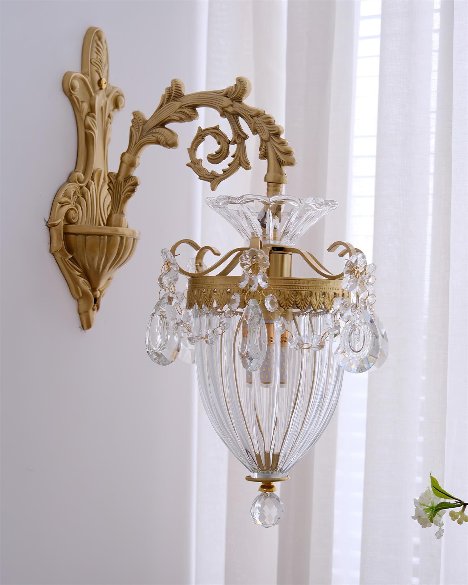 Elosia Gold Double Wall Lamp - Letslighting