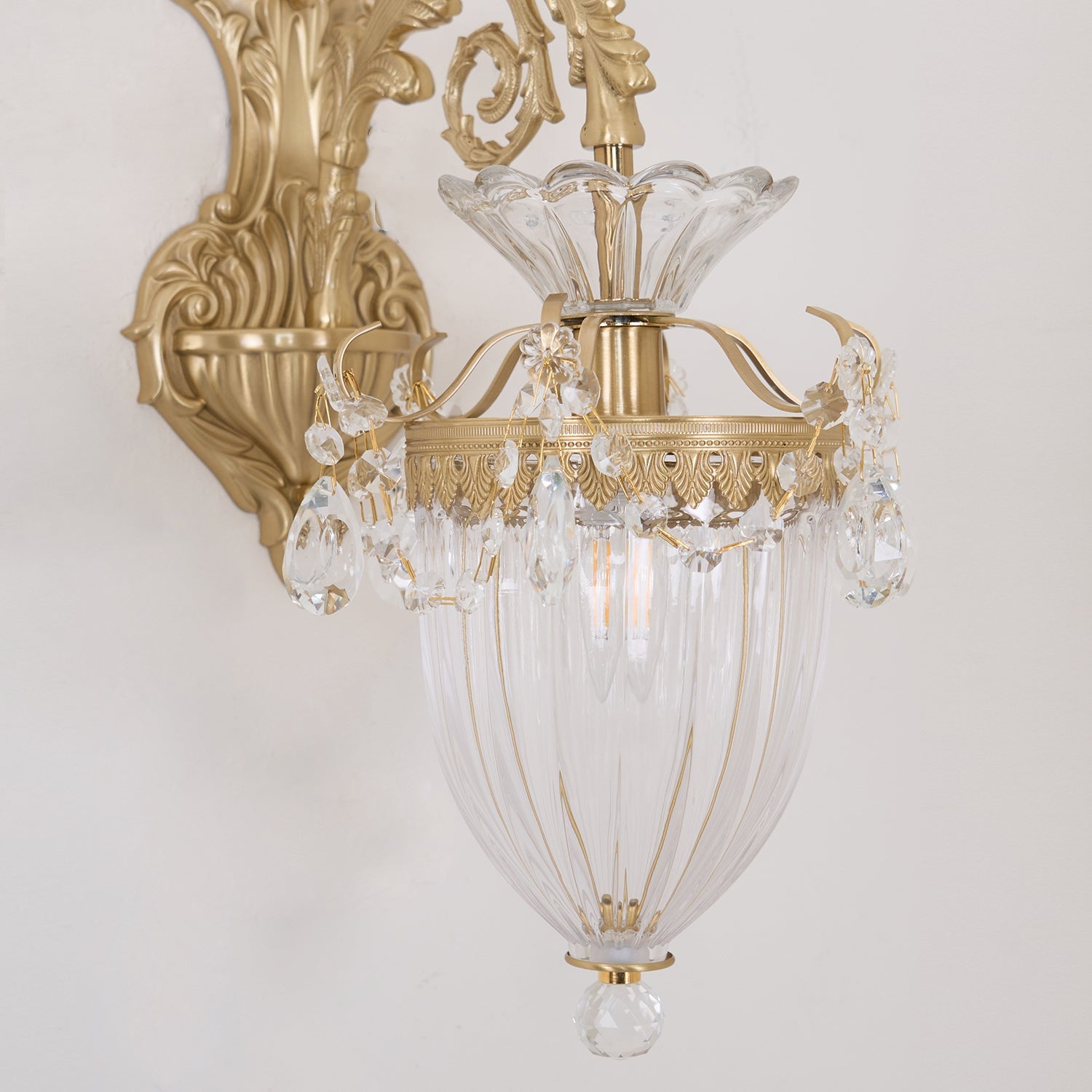 Elosia Gold Double Wall Lamp - Letslighting