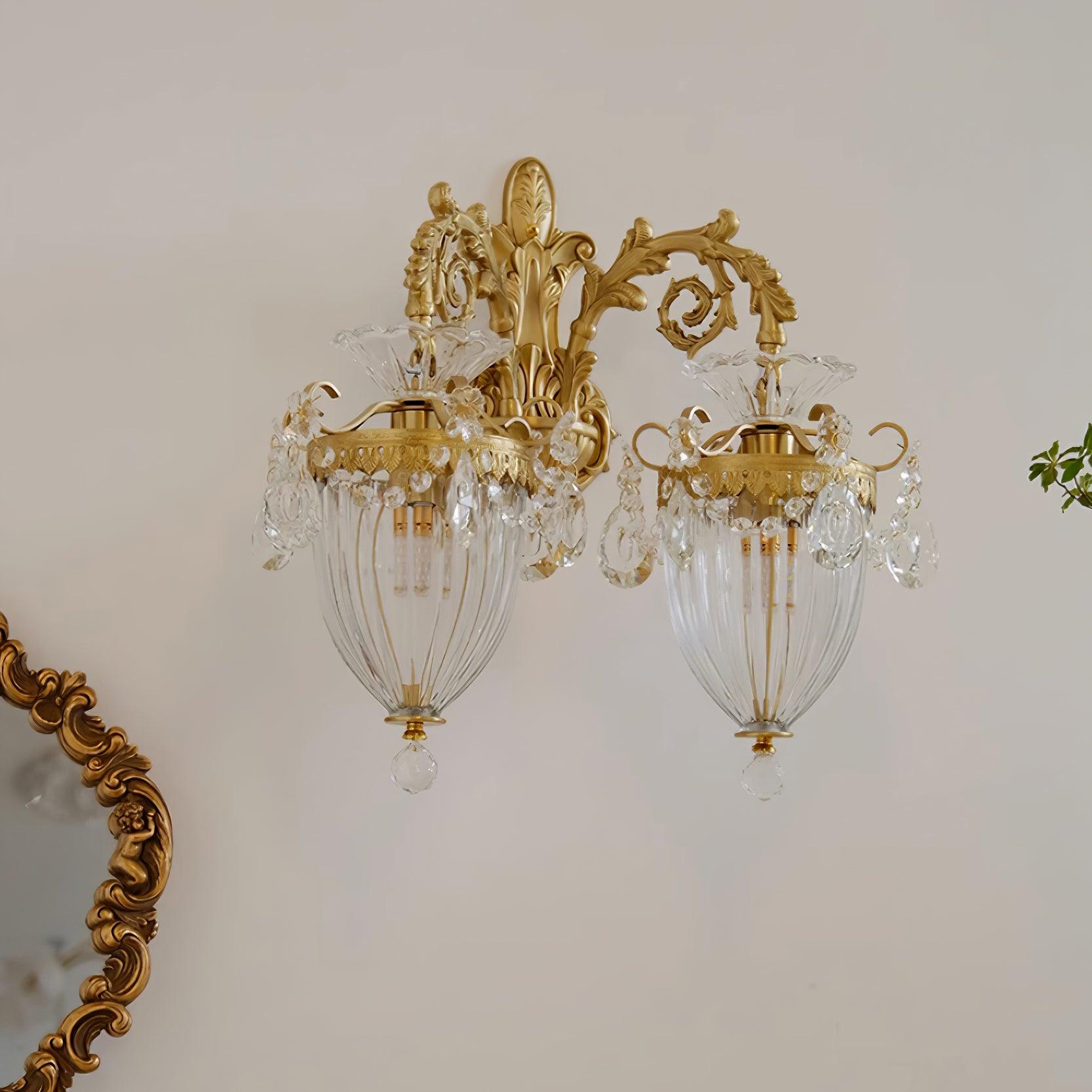 Elosia Gold Double Wall Lamp - Letslighting