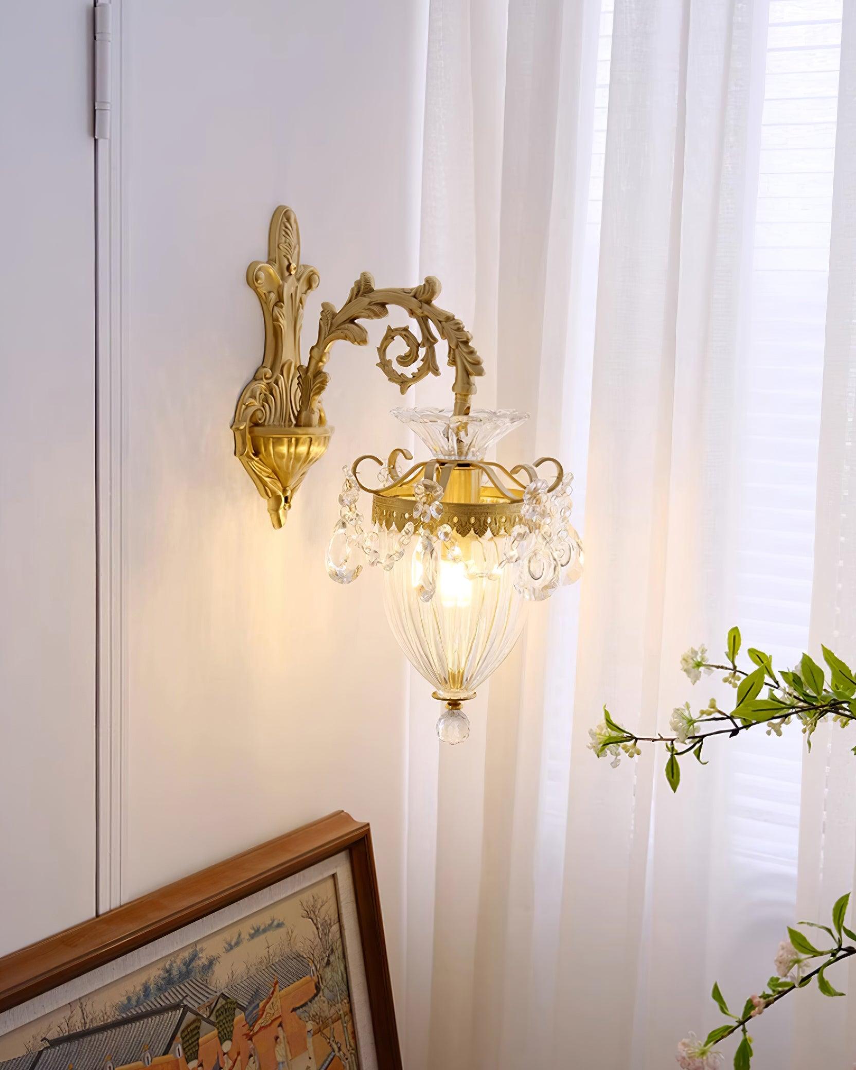 Elosia Gold Double Wall Lamp - Letslighting