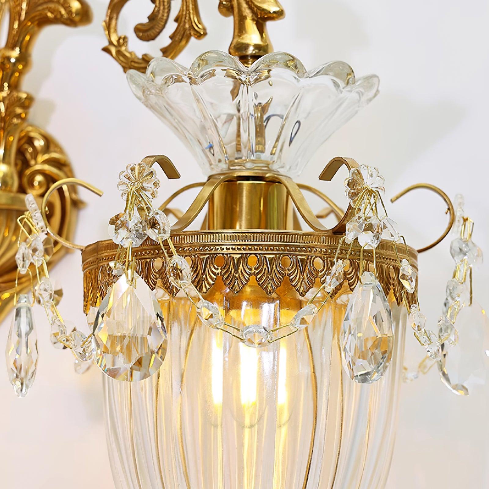 Elosia Gold Double Wall Lamp - Letslighting