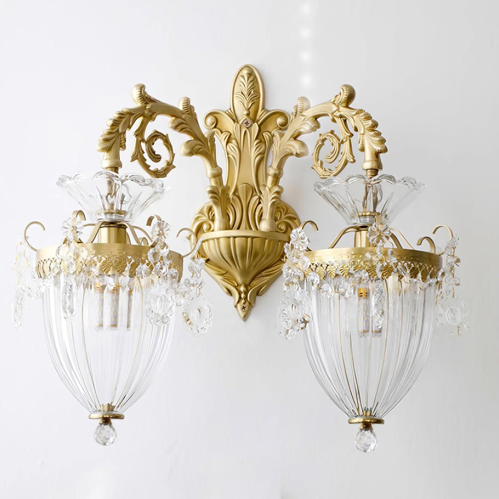 Elosia Gold Double Wall Lamp - Letslighting