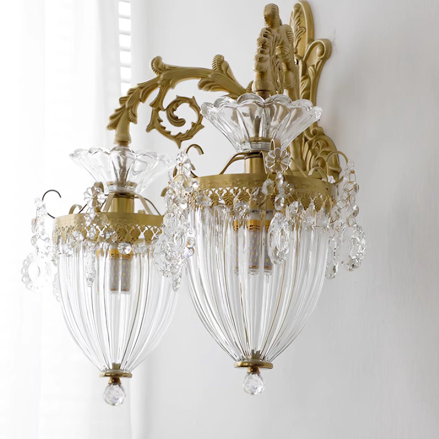 Elosia Gold Double Wall Lamp - Letslighting