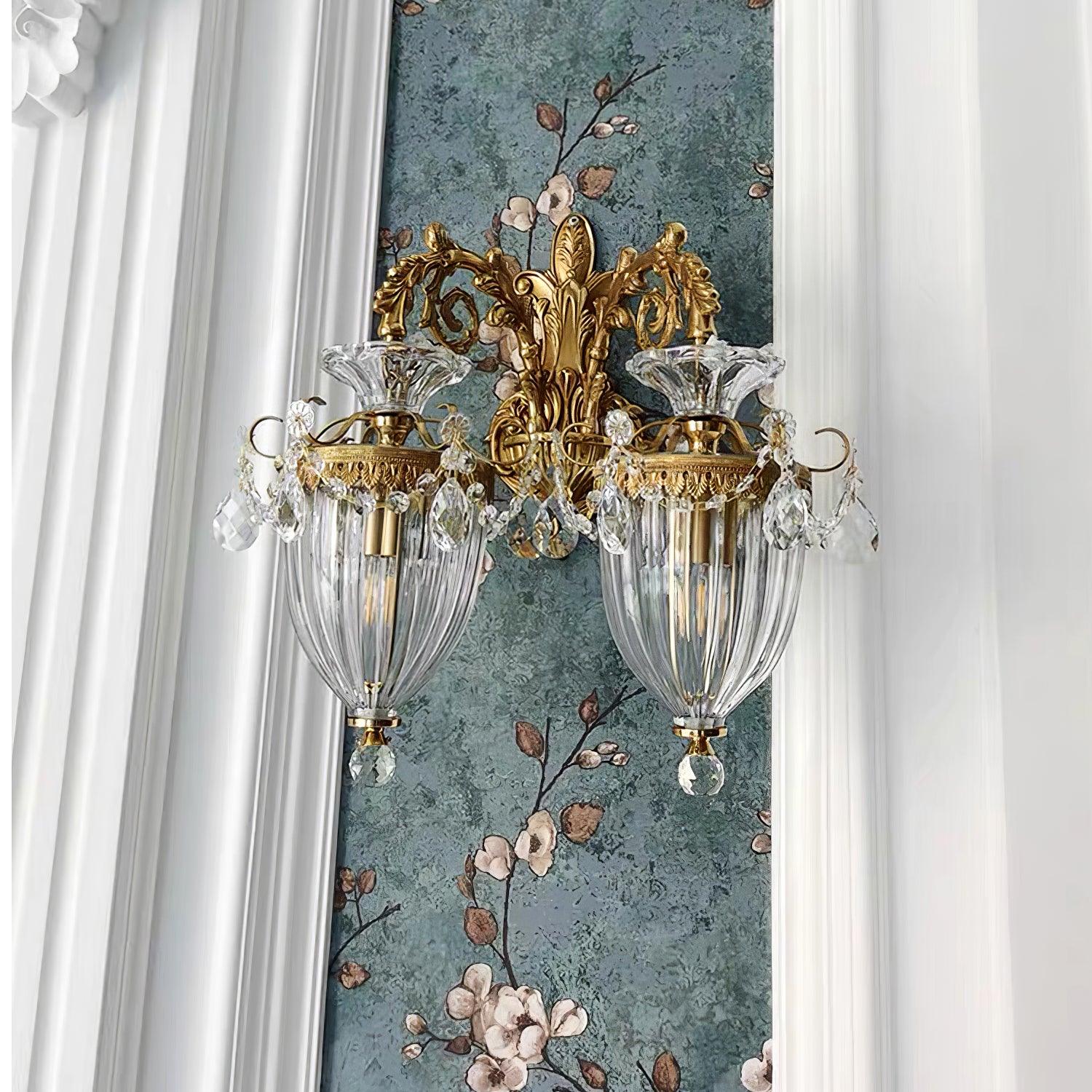 Elosia Gold Double Wall Lamp - Letslighting