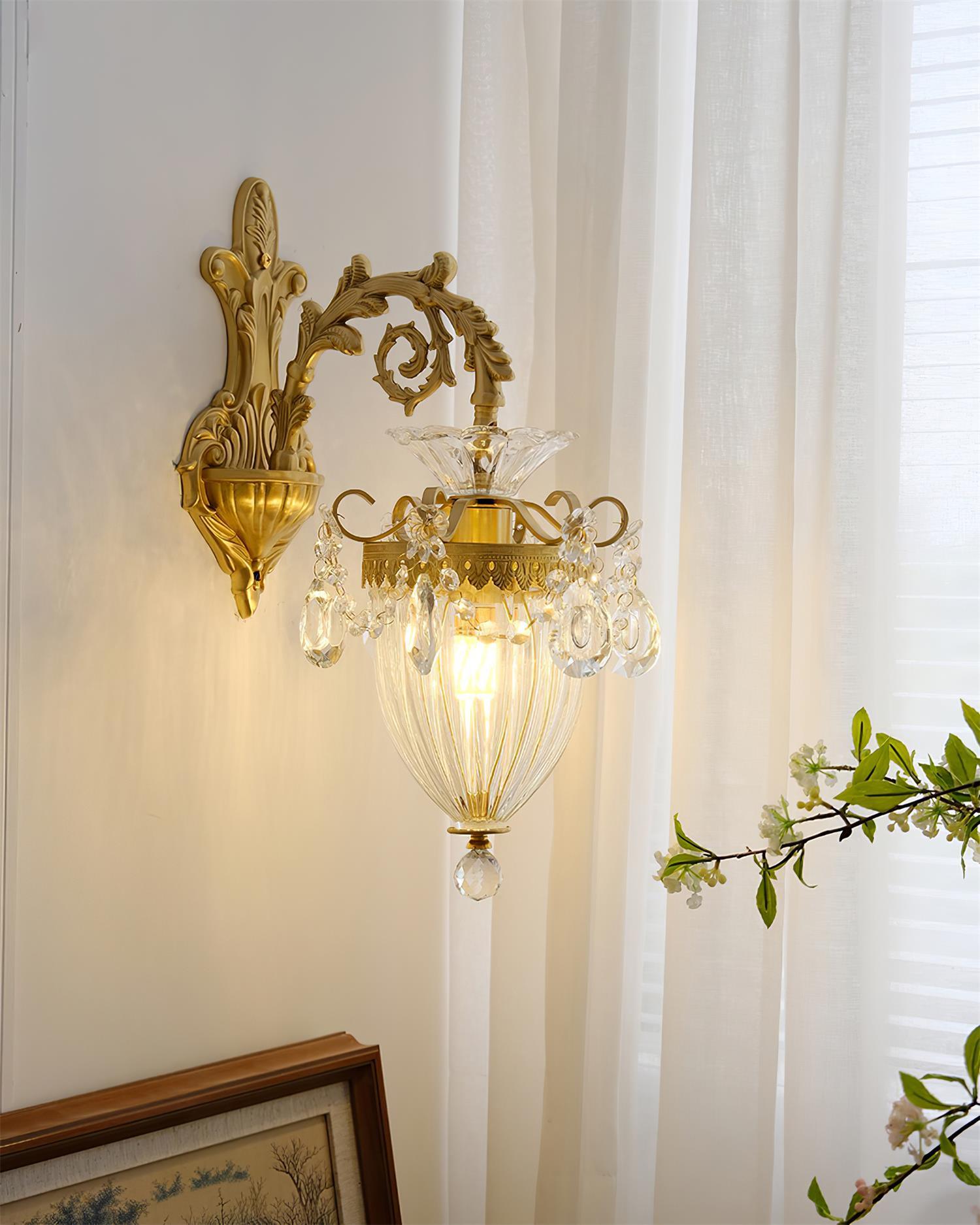 Elosia Gold Double Wall Lamp - Letslighting