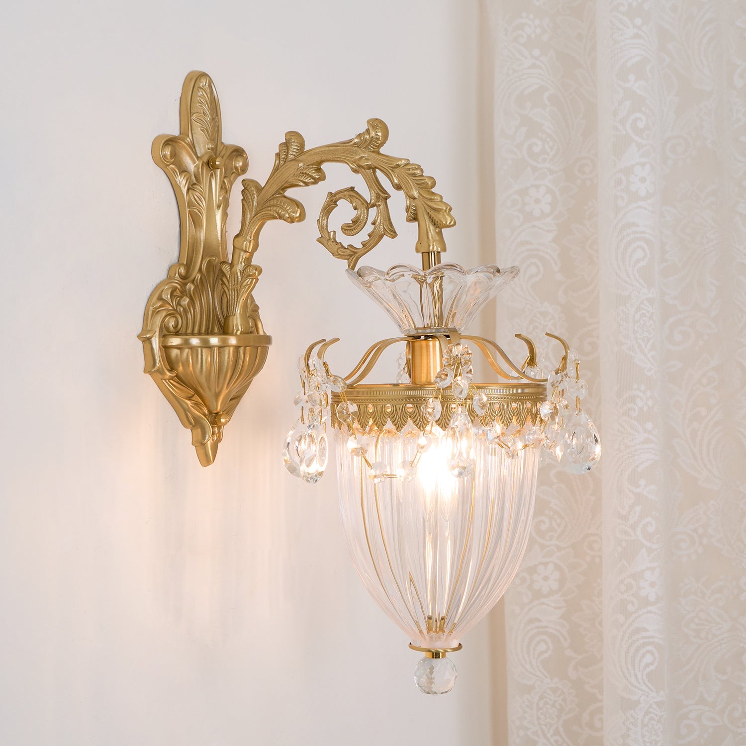 Elosia Gold Double Wall Lamp - Letslighting