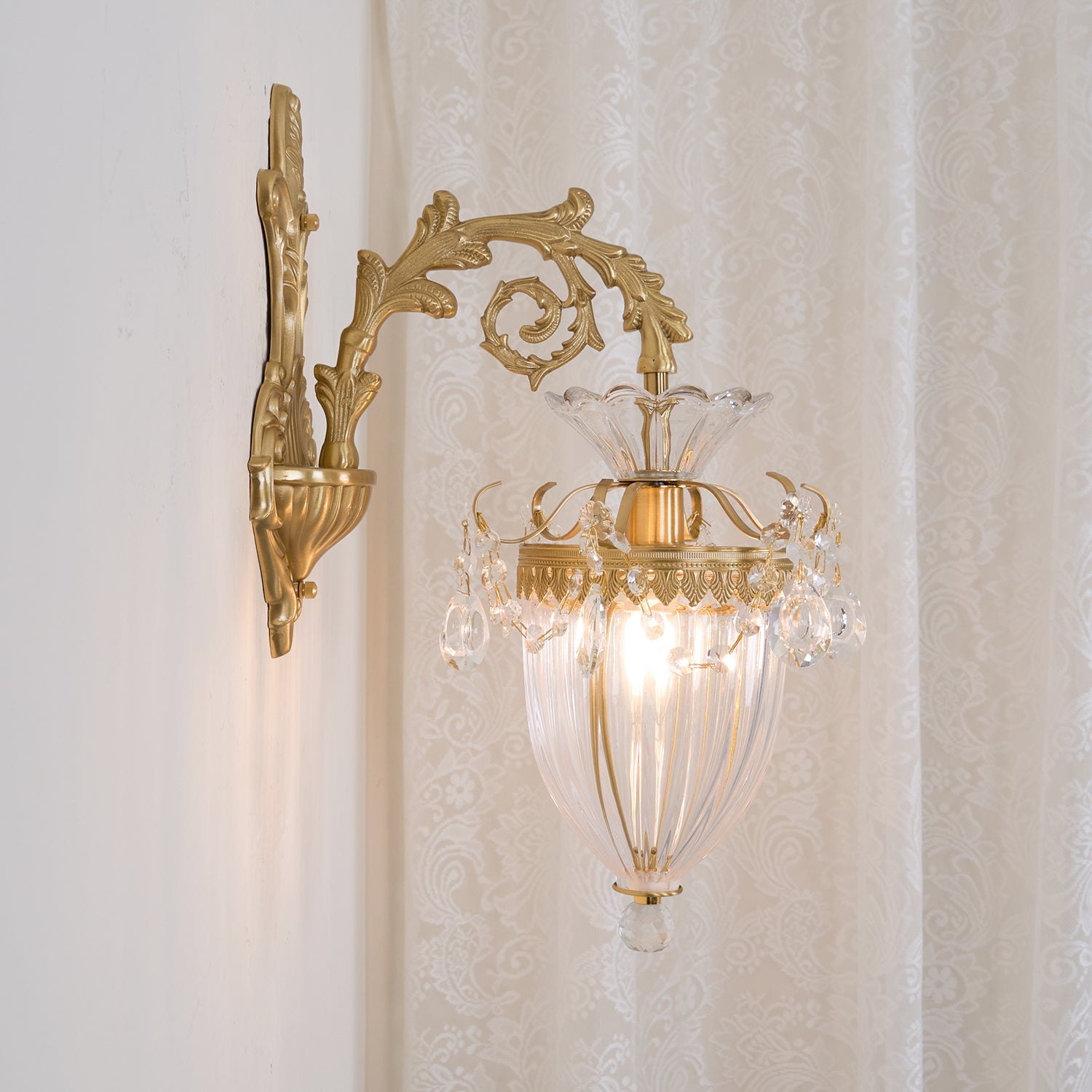 Elosia Gold Double Wall Lamp - Letslighting