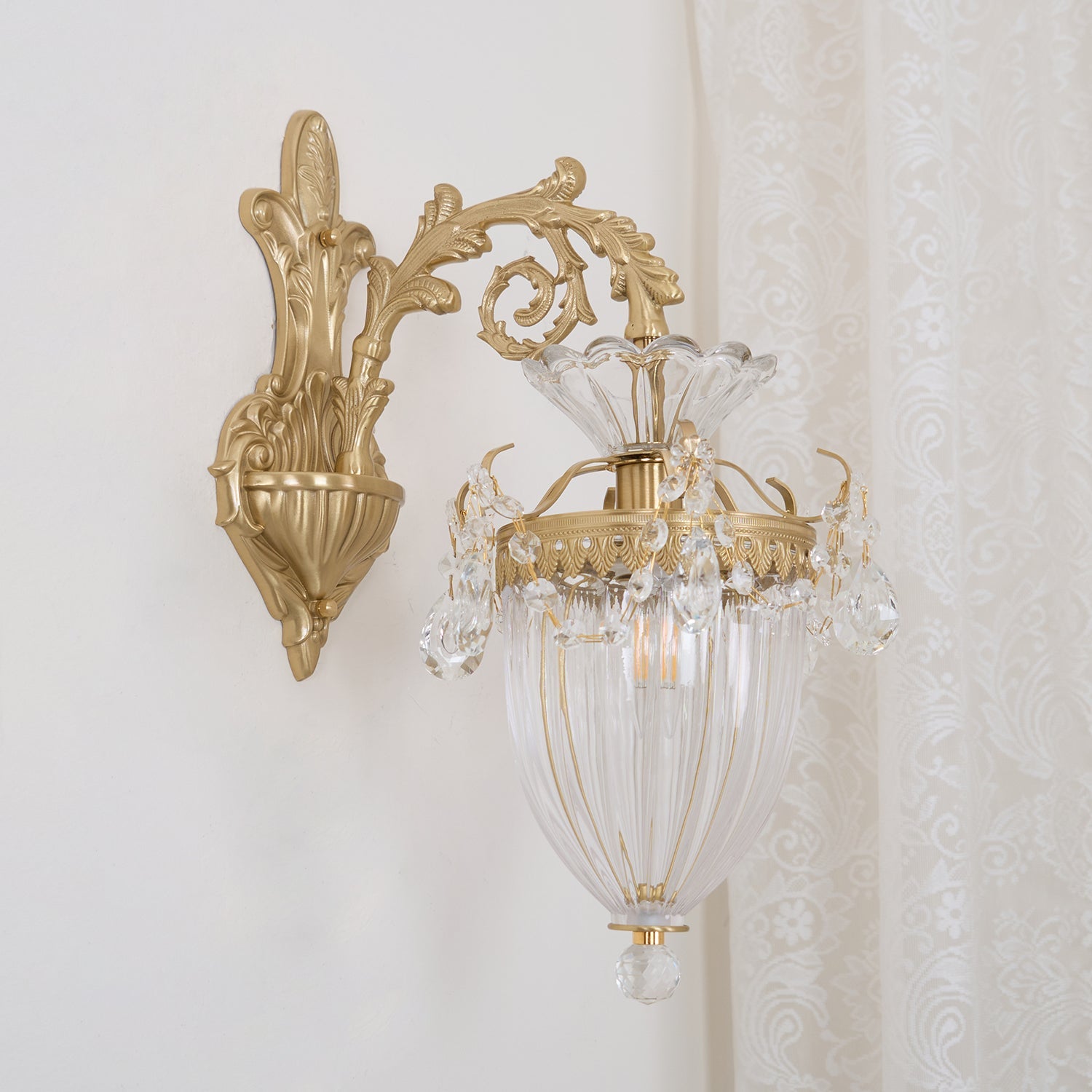 Elosia Gold Double Wall Lamp - Letslighting