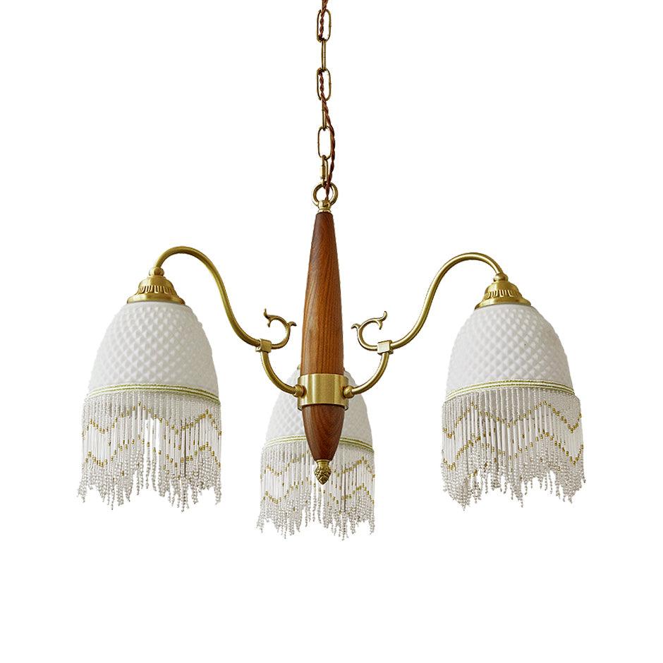 Aurora Chandelier Tassel Glass Vintage - Letslighting