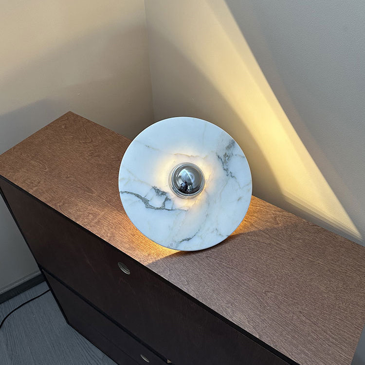 Alba Modern Minimalist Chrome Marble Wall Lamp - Letslighting