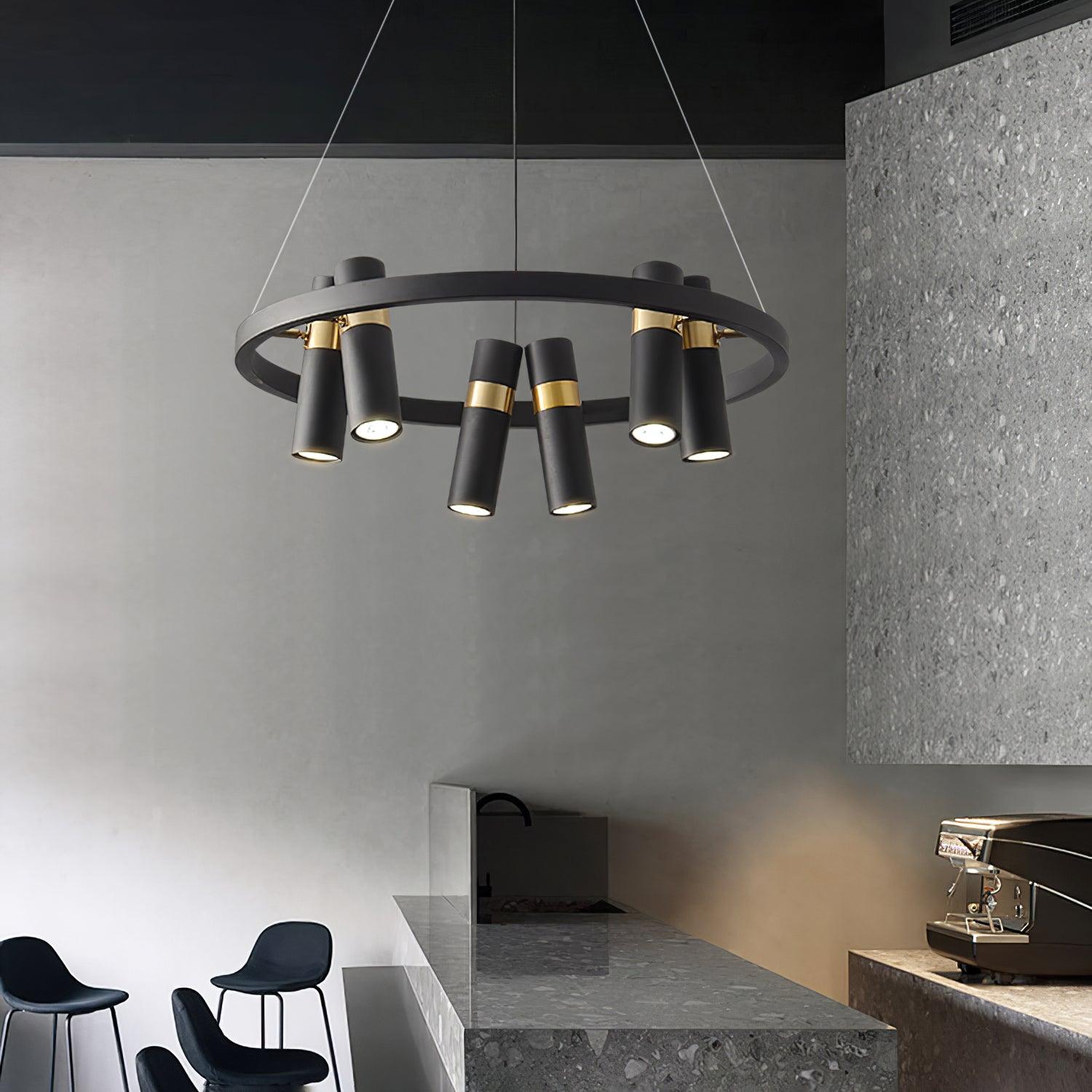 Nova Industrial Acrylic Chandelier - Letslighting