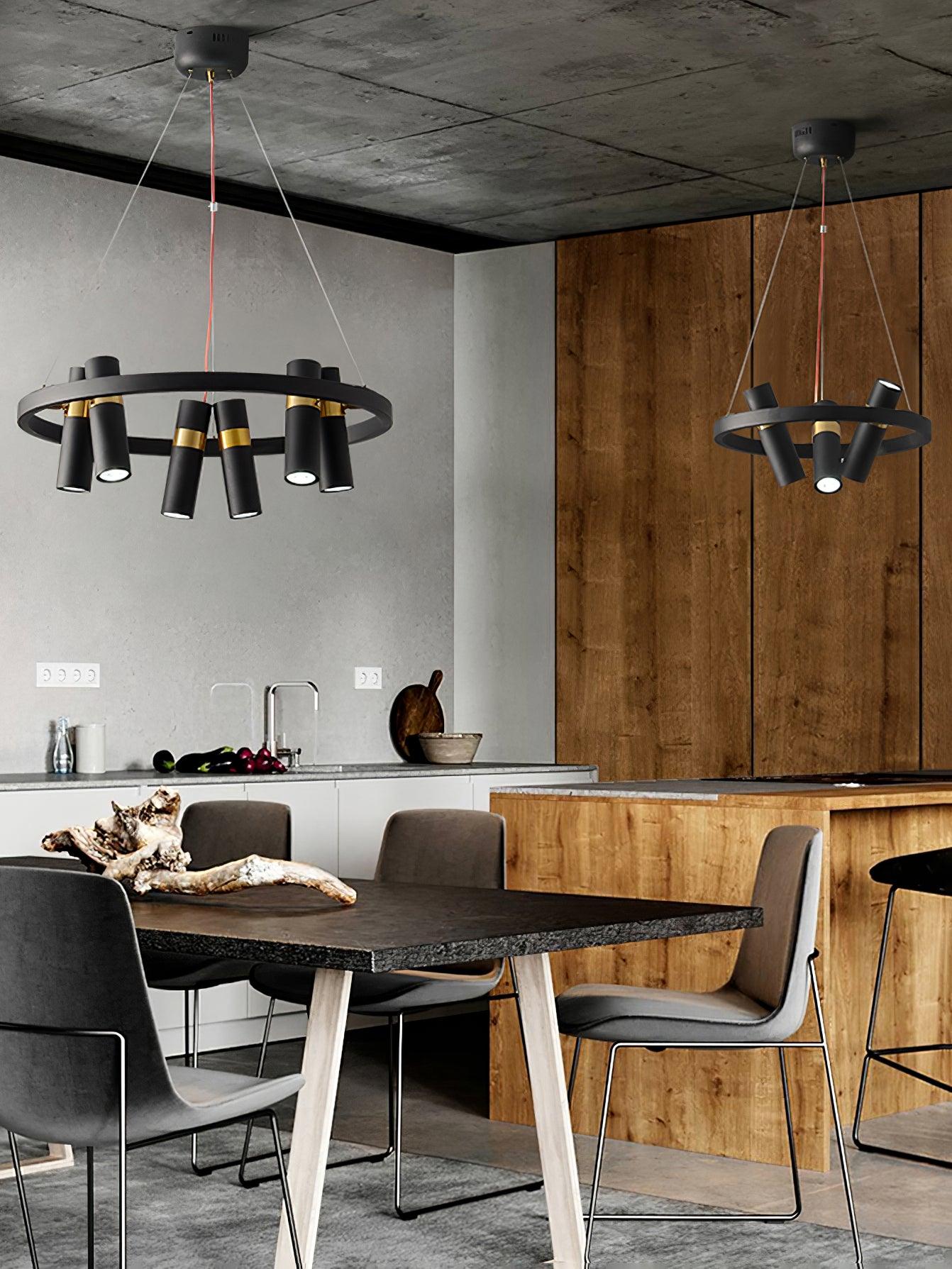 Nova Industrial Acrylic Chandelier - Letslighting