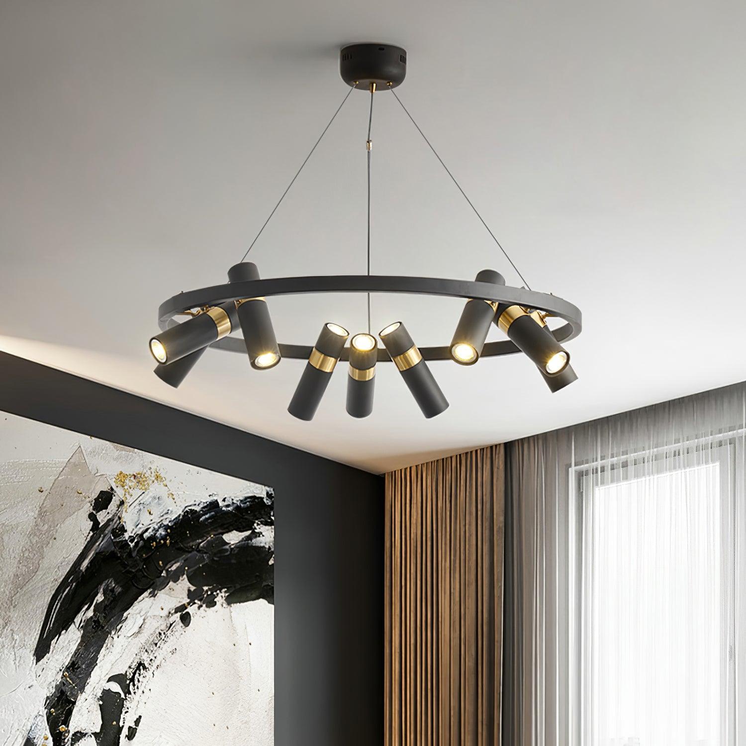Nova Industrial Acrylic Chandelier - Letslighting