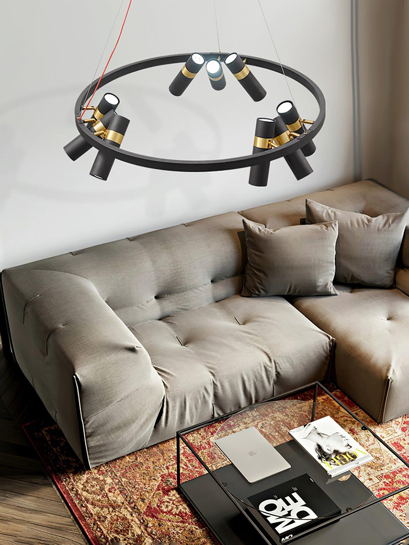 Nova Industrial Acrylic Chandelier - Letslighting