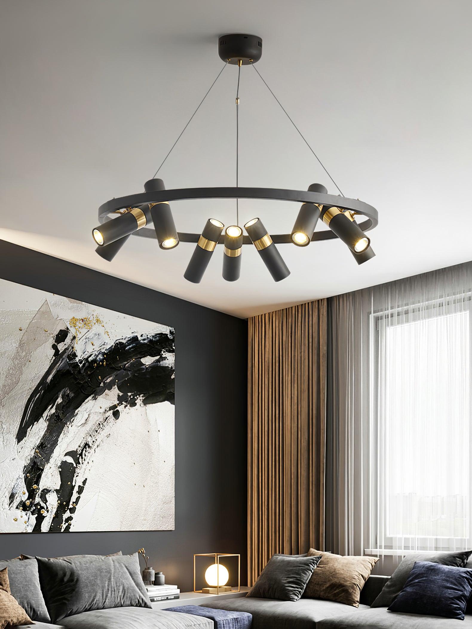 Nova Industrial Acrylic Chandelier - Letslighting