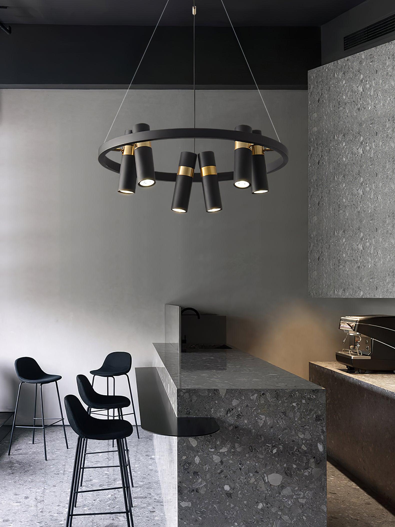 Nova Industrial Acrylic Chandelier - Letslighting
