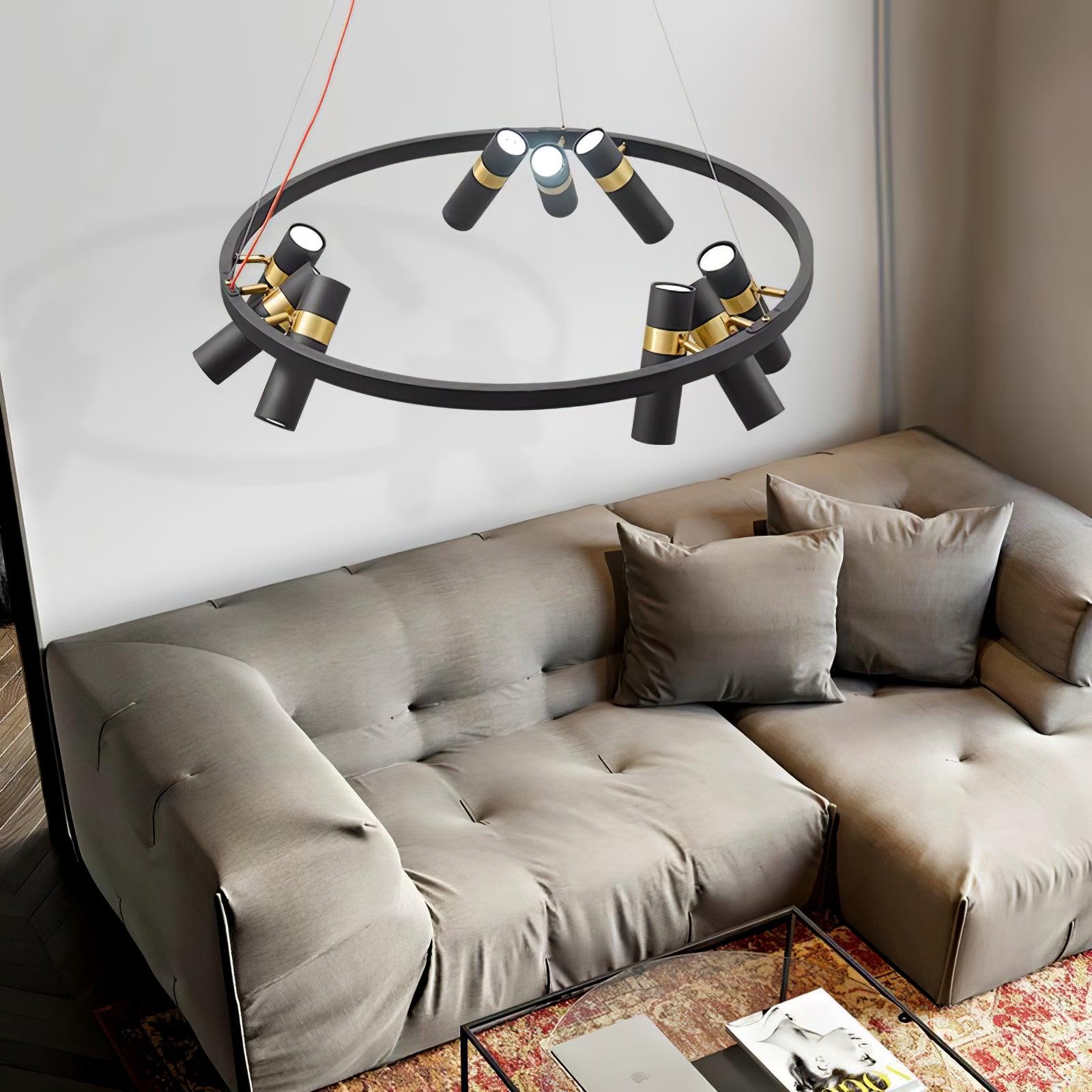 Nova Industrial Acrylic Chandelier - Letslighting