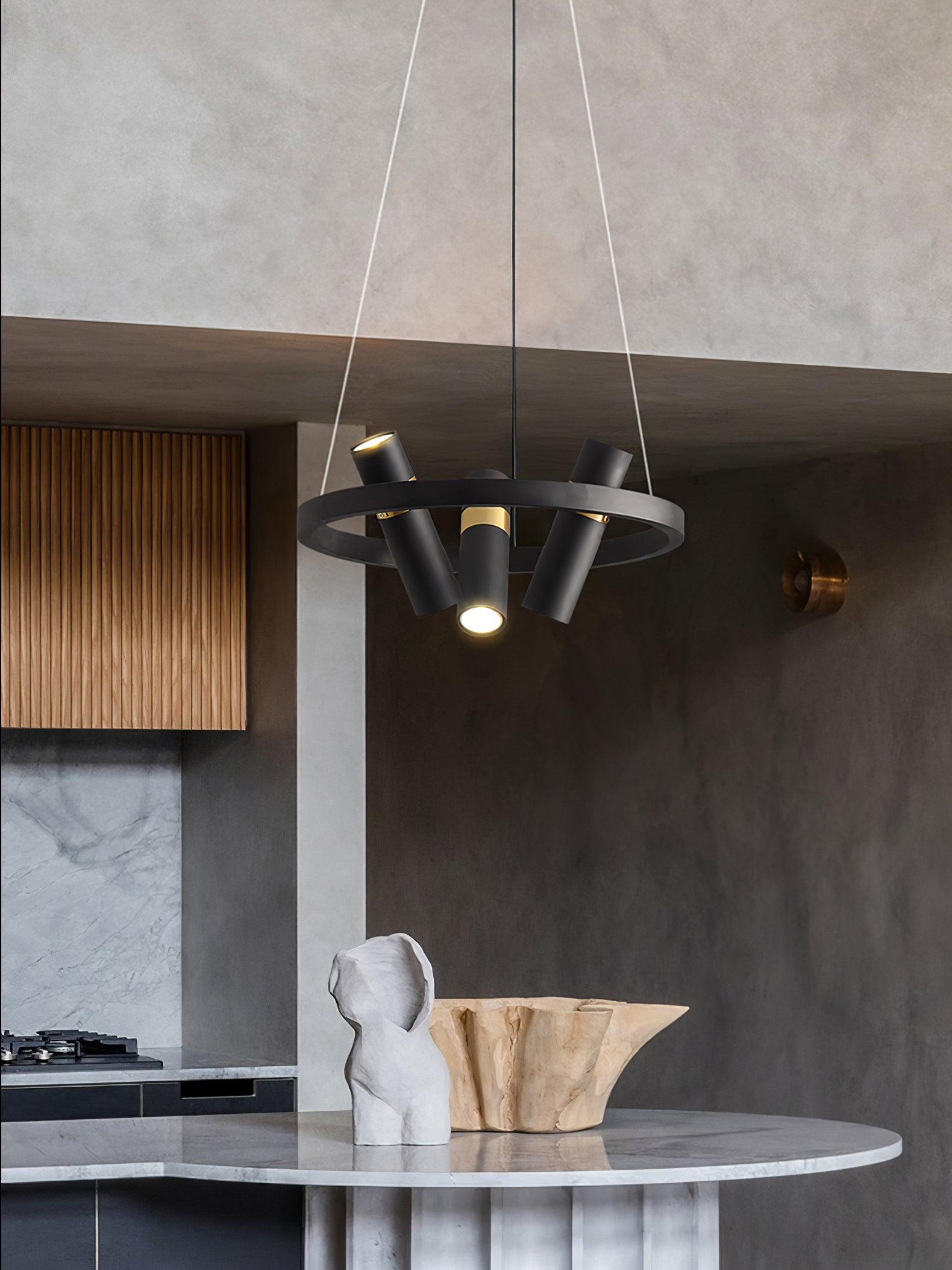 Nova Industrial Acrylic Chandelier - Letslighting