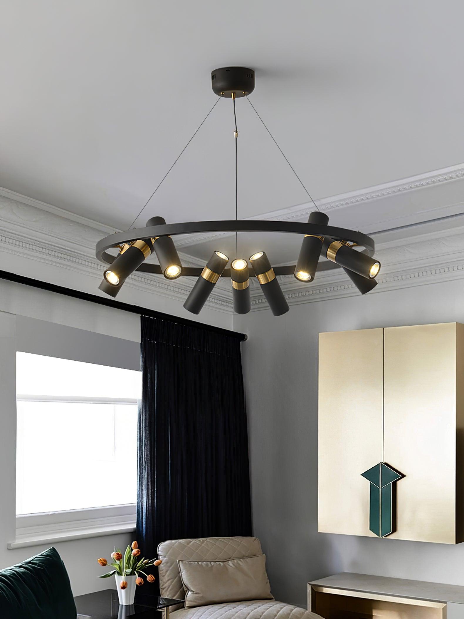 Nova Industrial Acrylic Chandelier - Letslighting