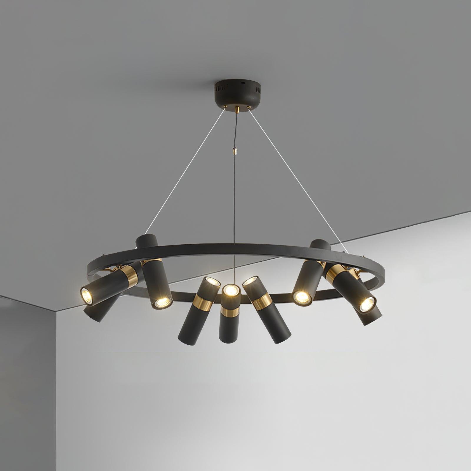 Nova Industrial Acrylic Chandelier - Letslighting