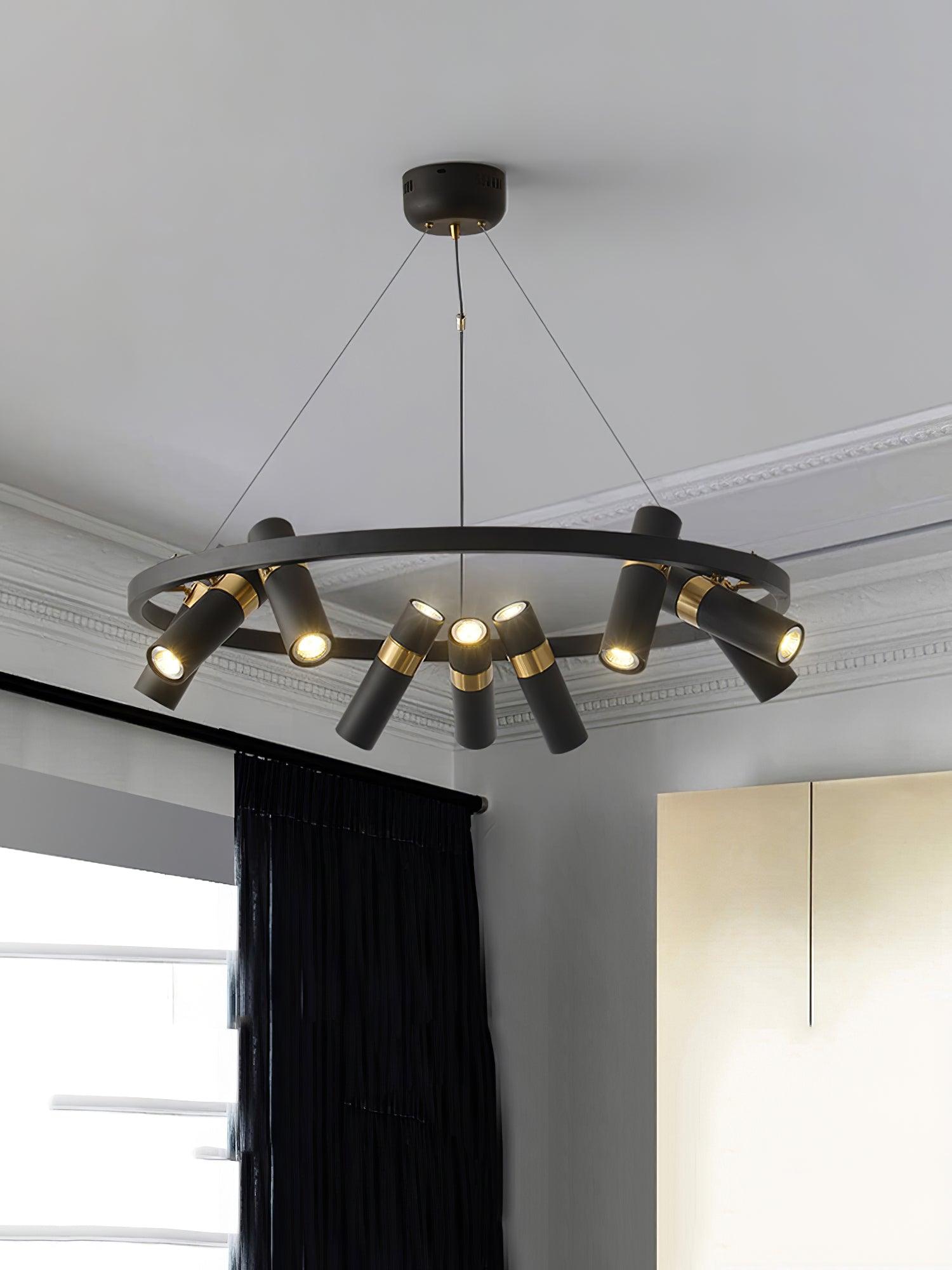 Nova Industrial Acrylic Chandelier - Letslighting