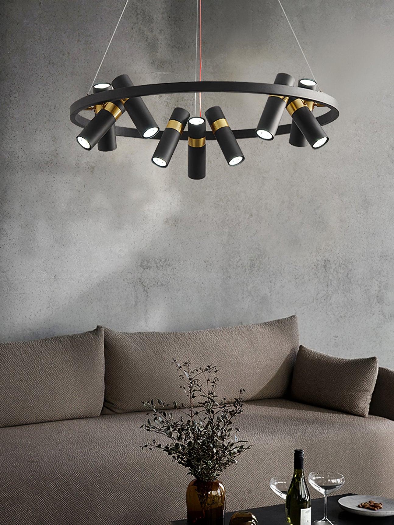 Nova Industrial Acrylic Chandelier - Letslighting