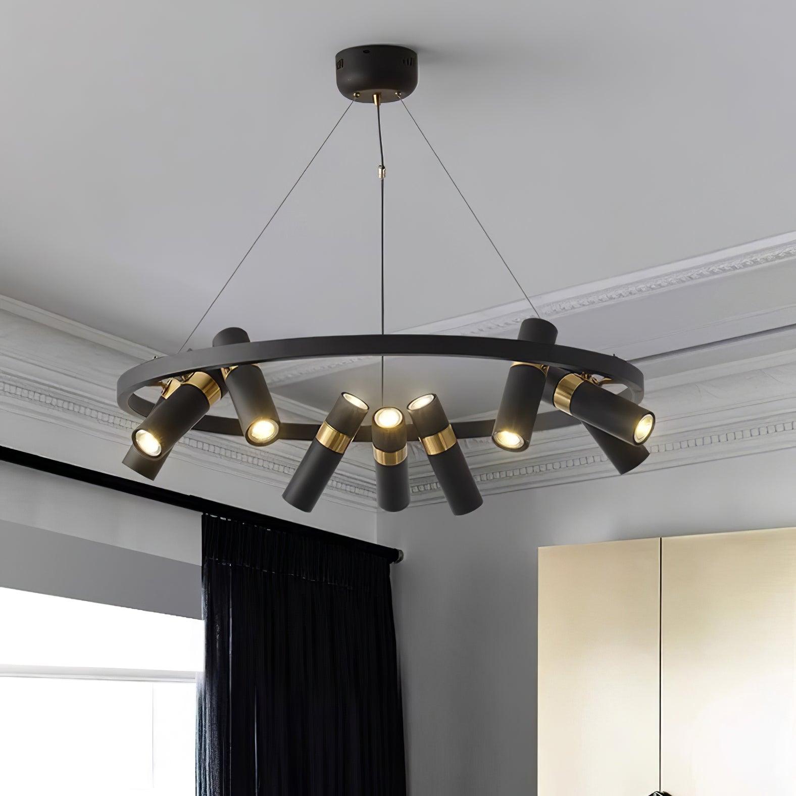 Nova Industrial Acrylic Chandelier - Letslighting