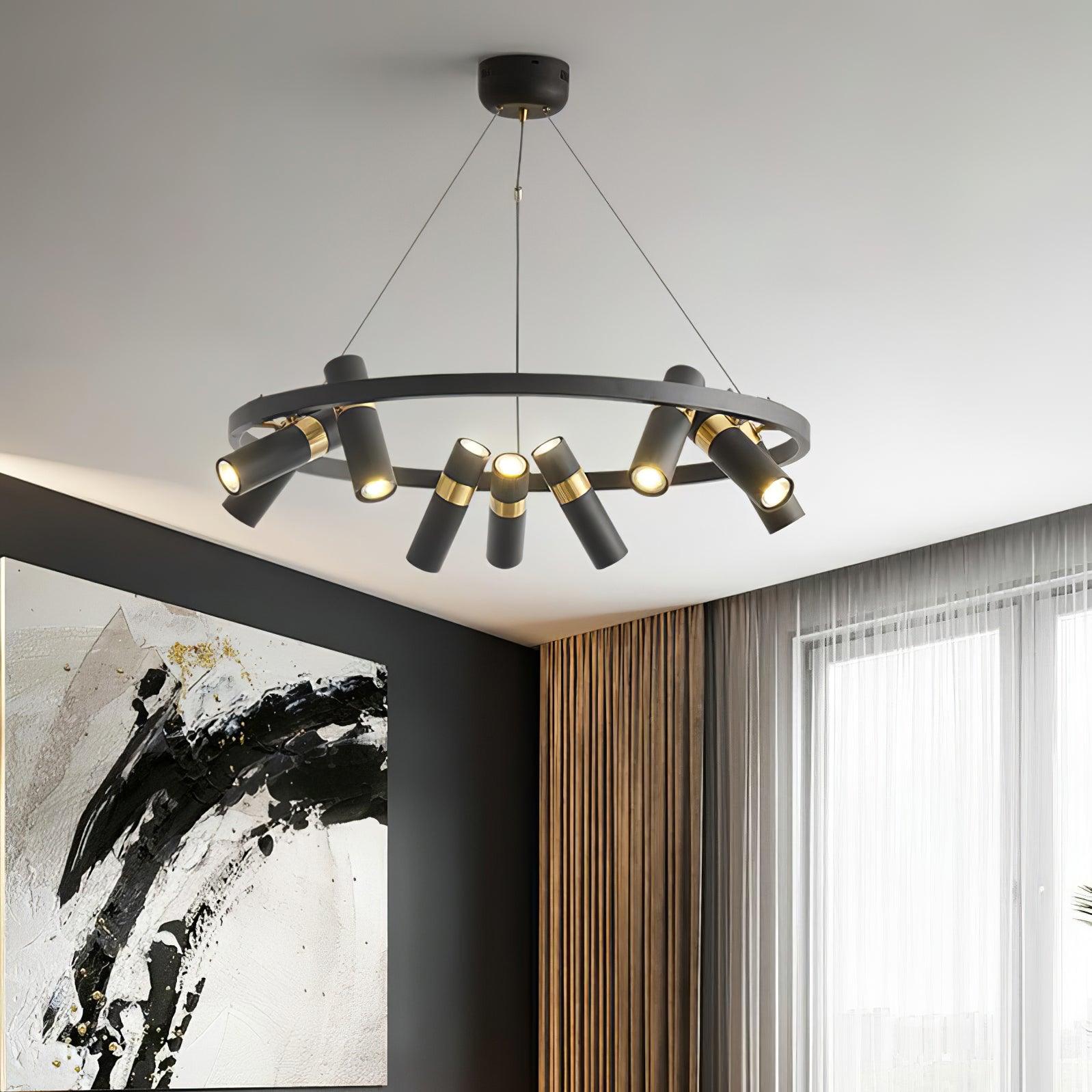 Nova Industrial Acrylic Chandelier - Letslighting