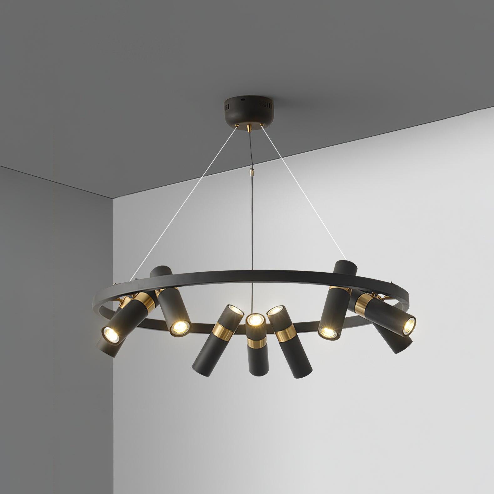 Nova Industrial Acrylic Chandelier - Letslighting
