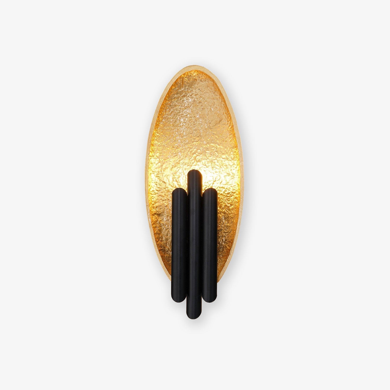 Lustra Wall Sconce Gold Black Minimalist - Letslighting