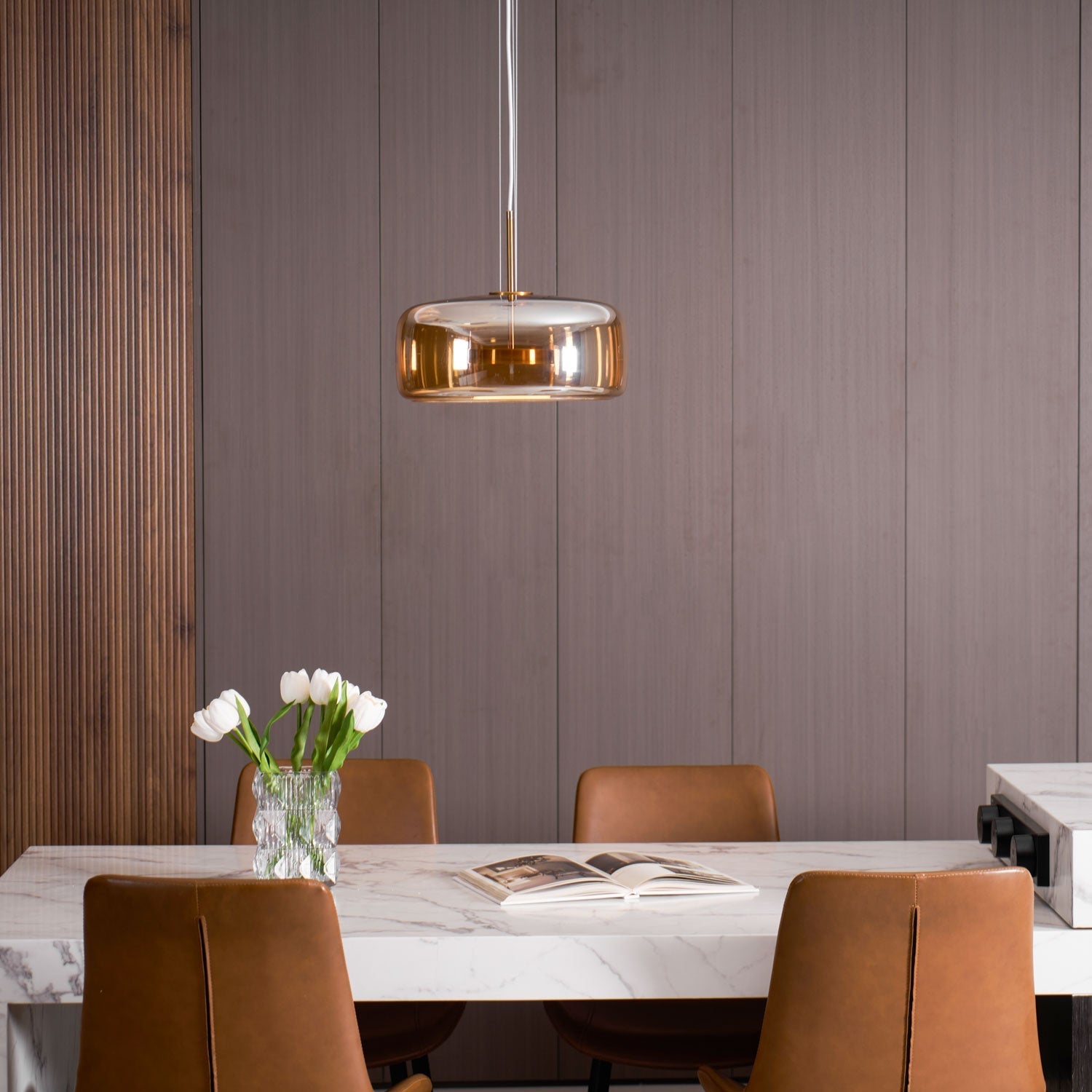 Obsidian Modern Glass Pendant Lamp - Letslighting