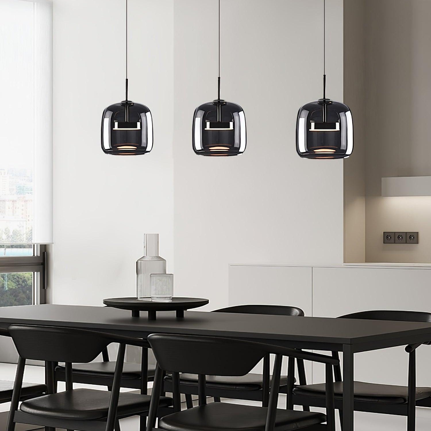 Obsidian Modern Glass Pendant Lamp - Letslighting