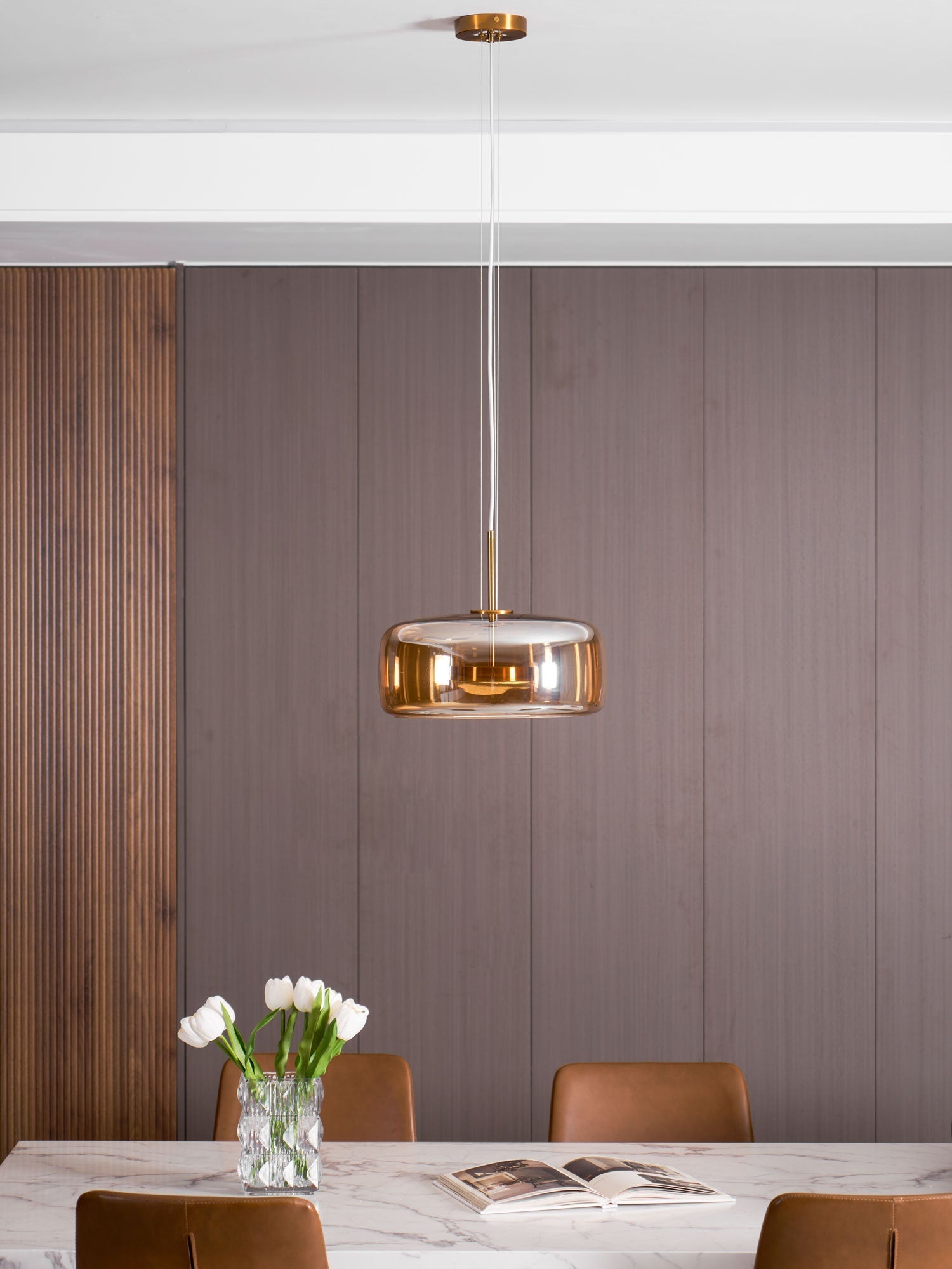 Obsidian Modern Glass Pendant Lamp - Letslighting