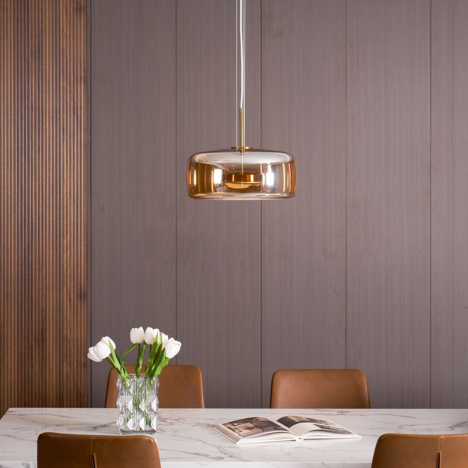 Obsidian Modern Glass Pendant Lamp - Letslighting