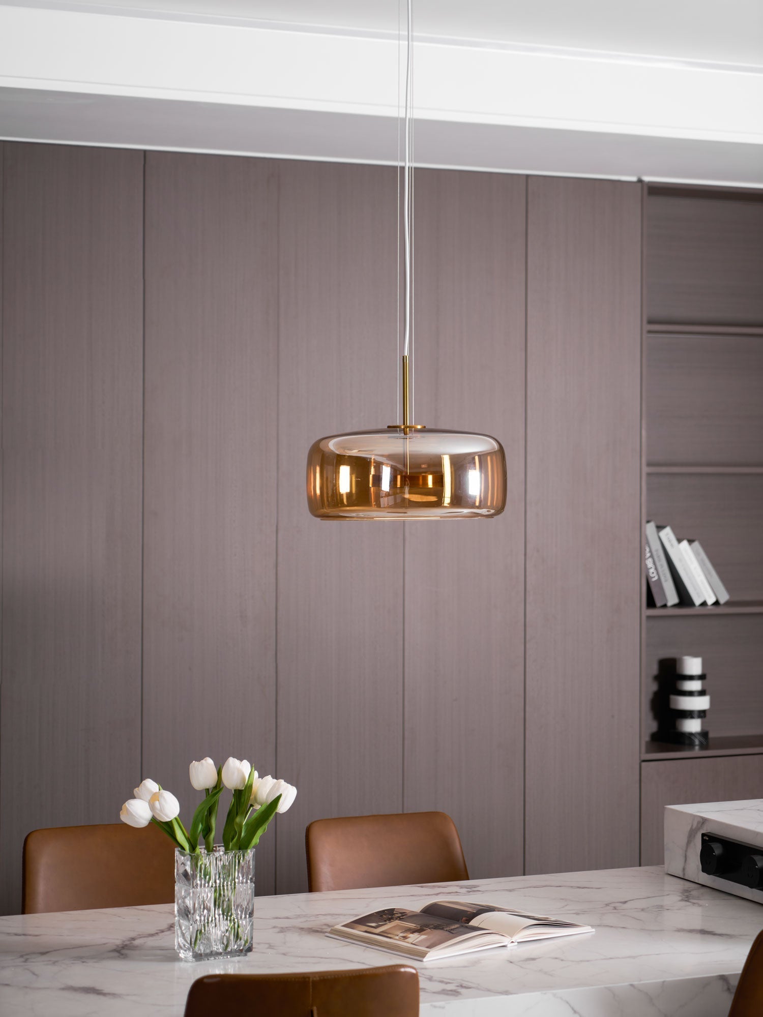 Obsidian Modern Glass Pendant Lamp - Letslighting