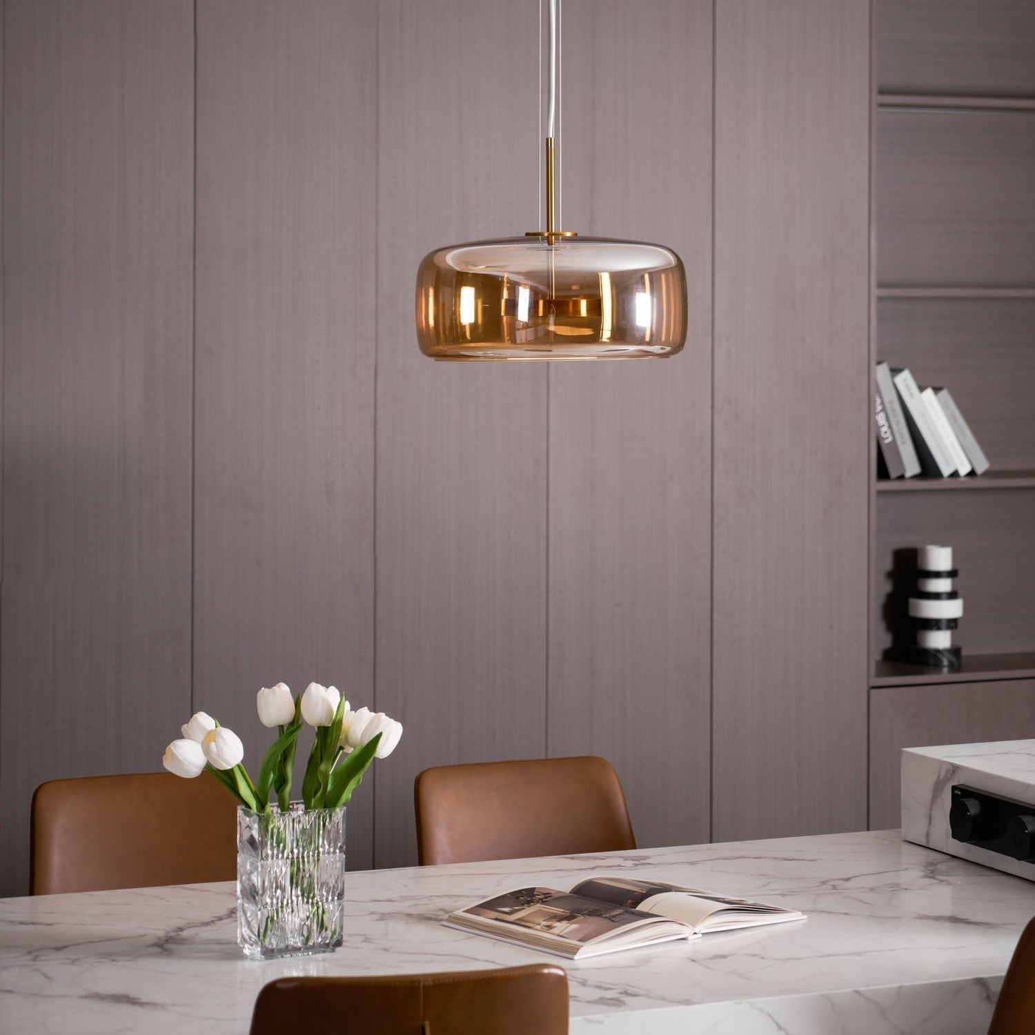 Obsidian Modern Glass Pendant Lamp - Letslighting