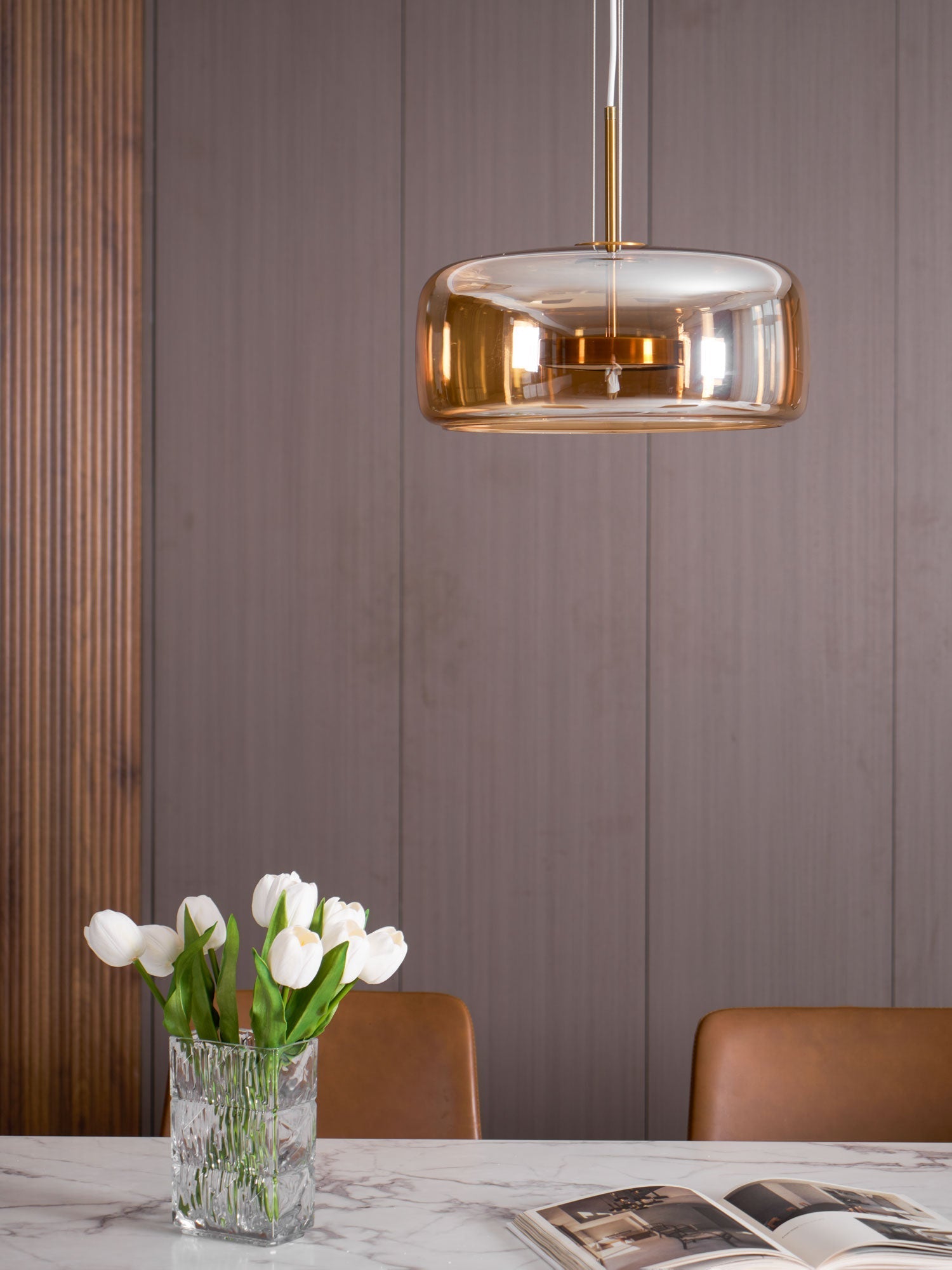 Obsidian Modern Glass Pendant Lamp - Letslighting