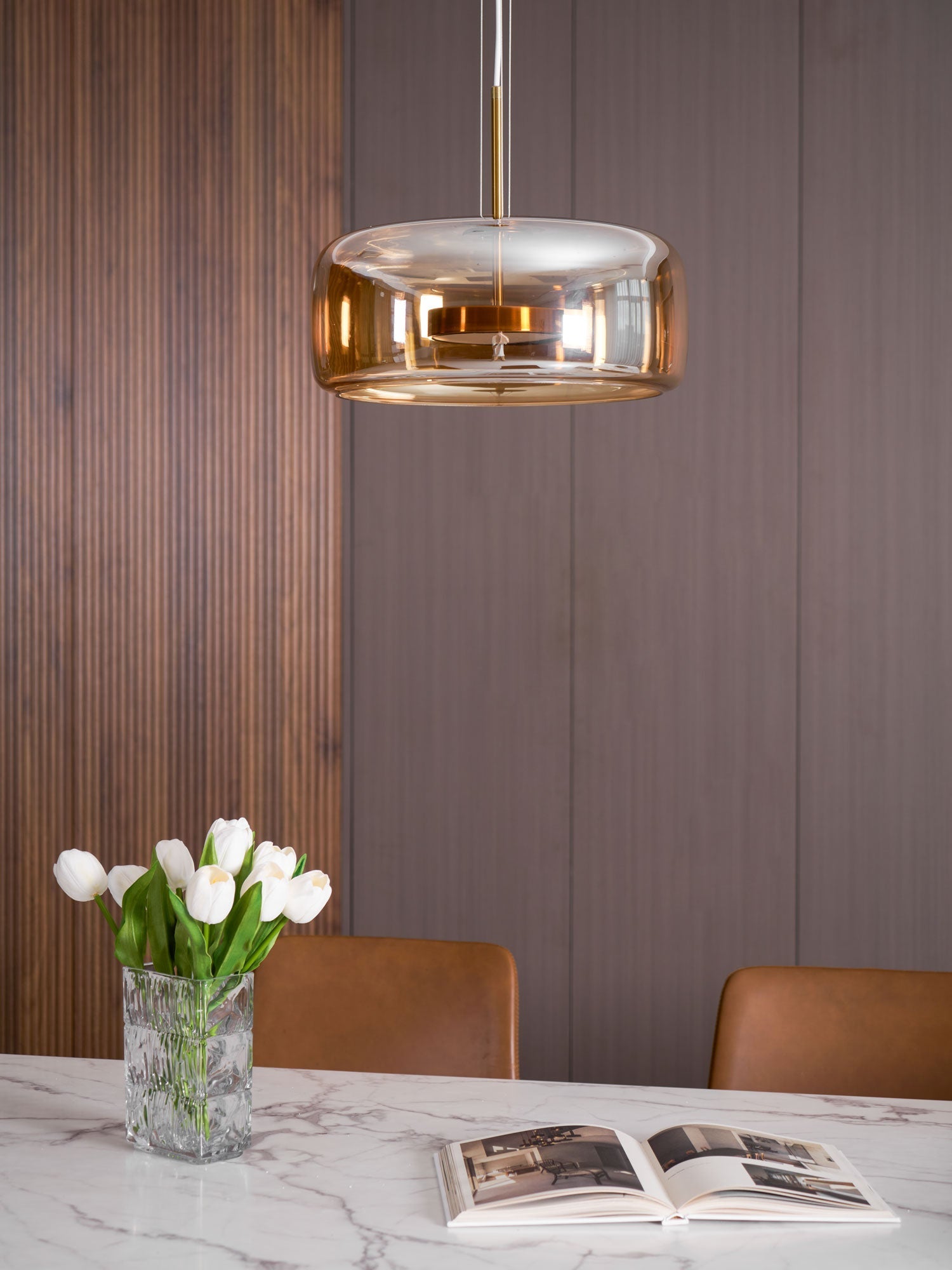 Obsidian Modern Glass Pendant Lamp - Letslighting