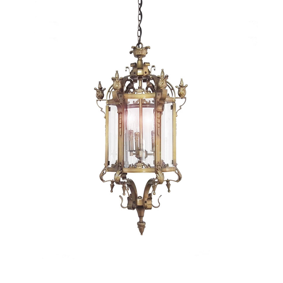 Ardorion Vintage Luxury Glass Lantern Chandelier - Letslighting