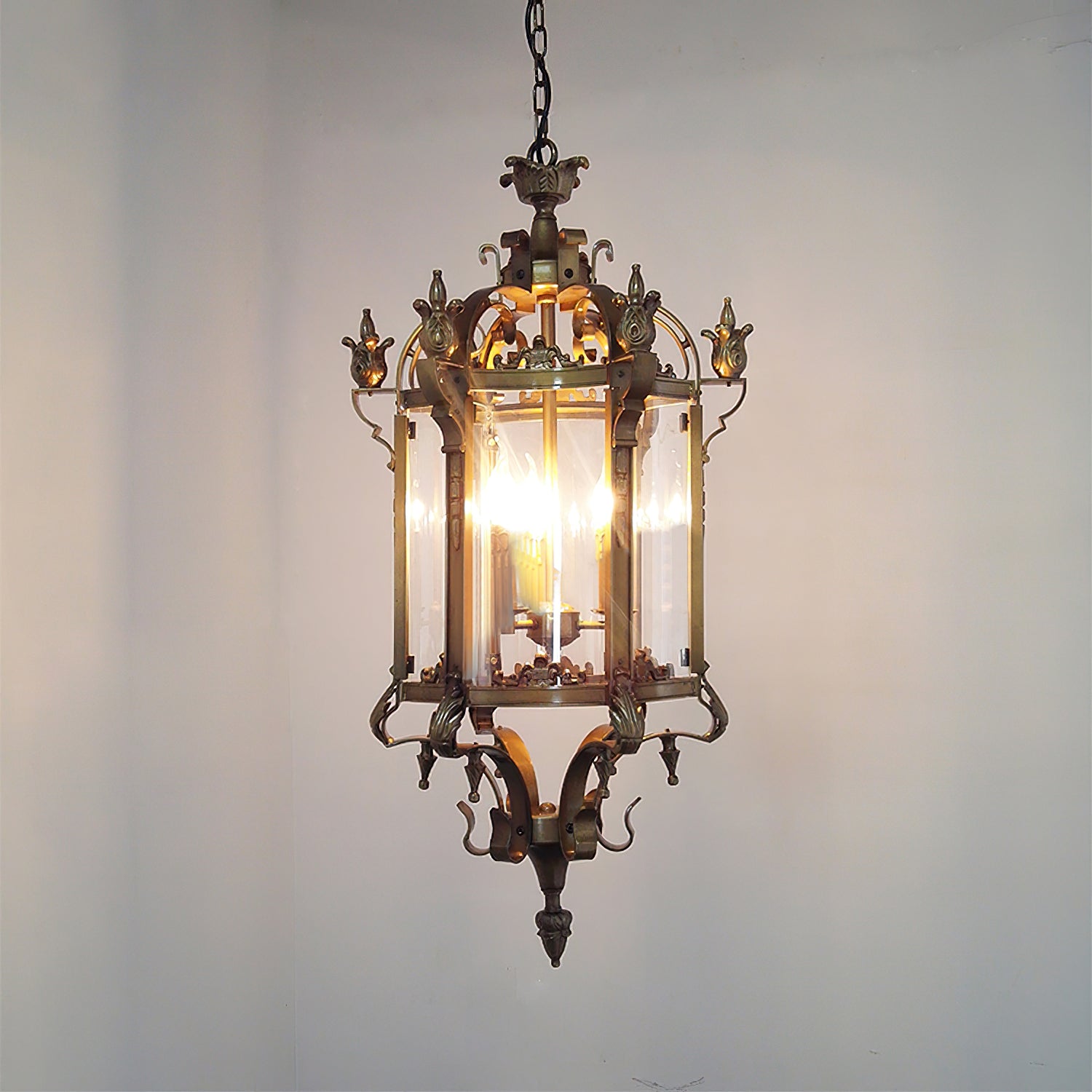 Ardorion Vintage Luxury Glass Lantern Chandelier - Letslighting