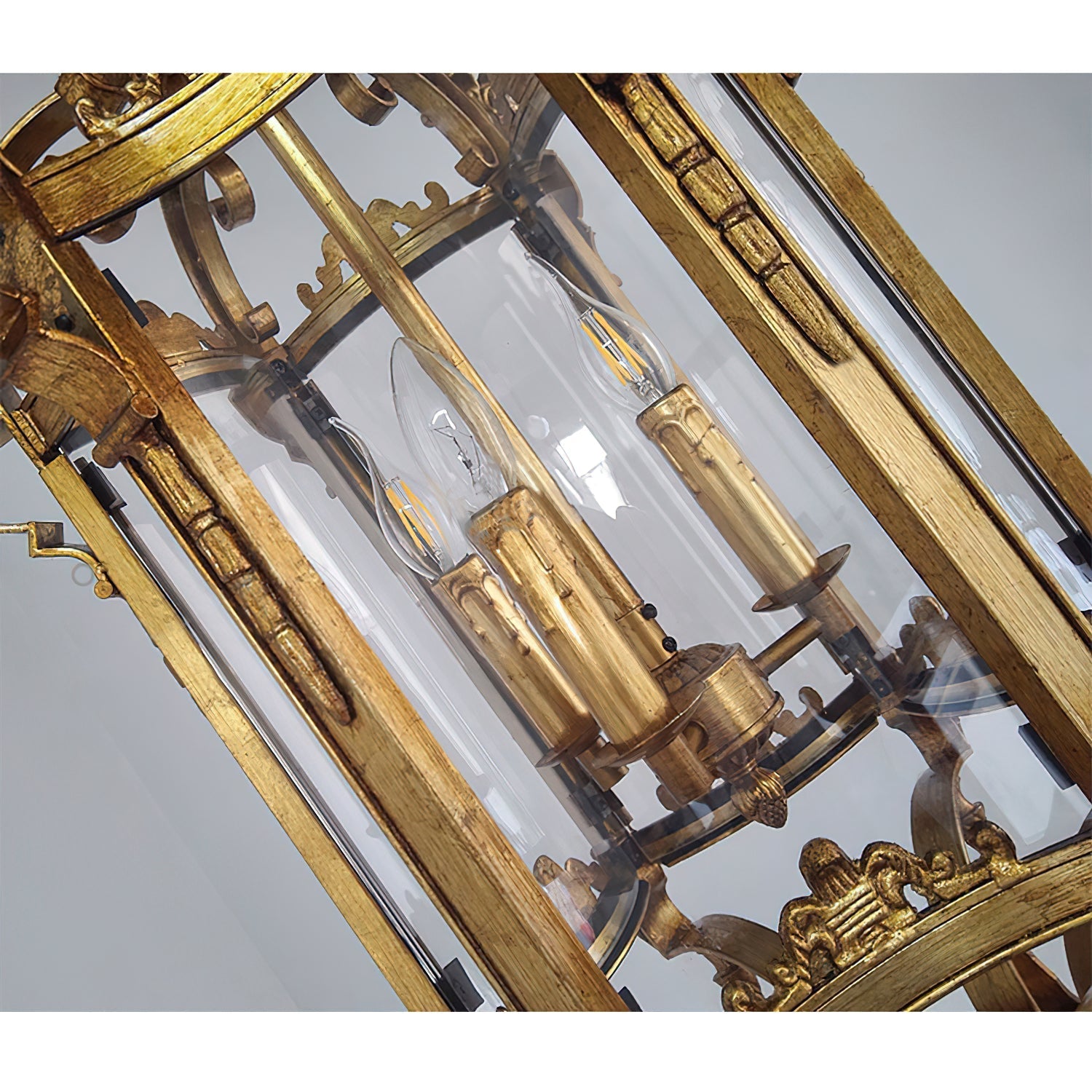 Ardorion Vintage Luxury Glass Lantern Chandelier - Letslighting