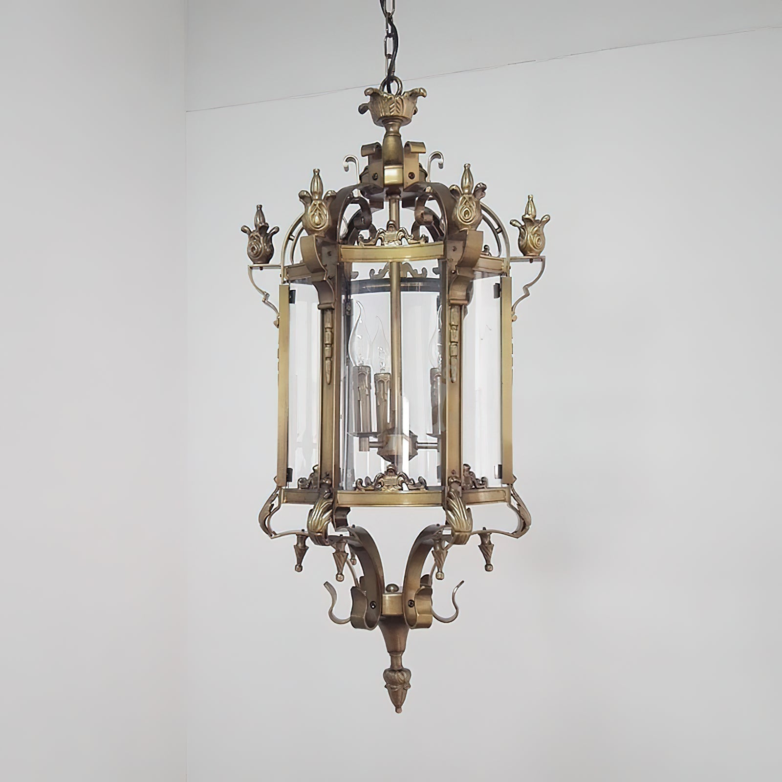 Ardorion Vintage Luxury Glass Lantern Chandelier - Letslighting