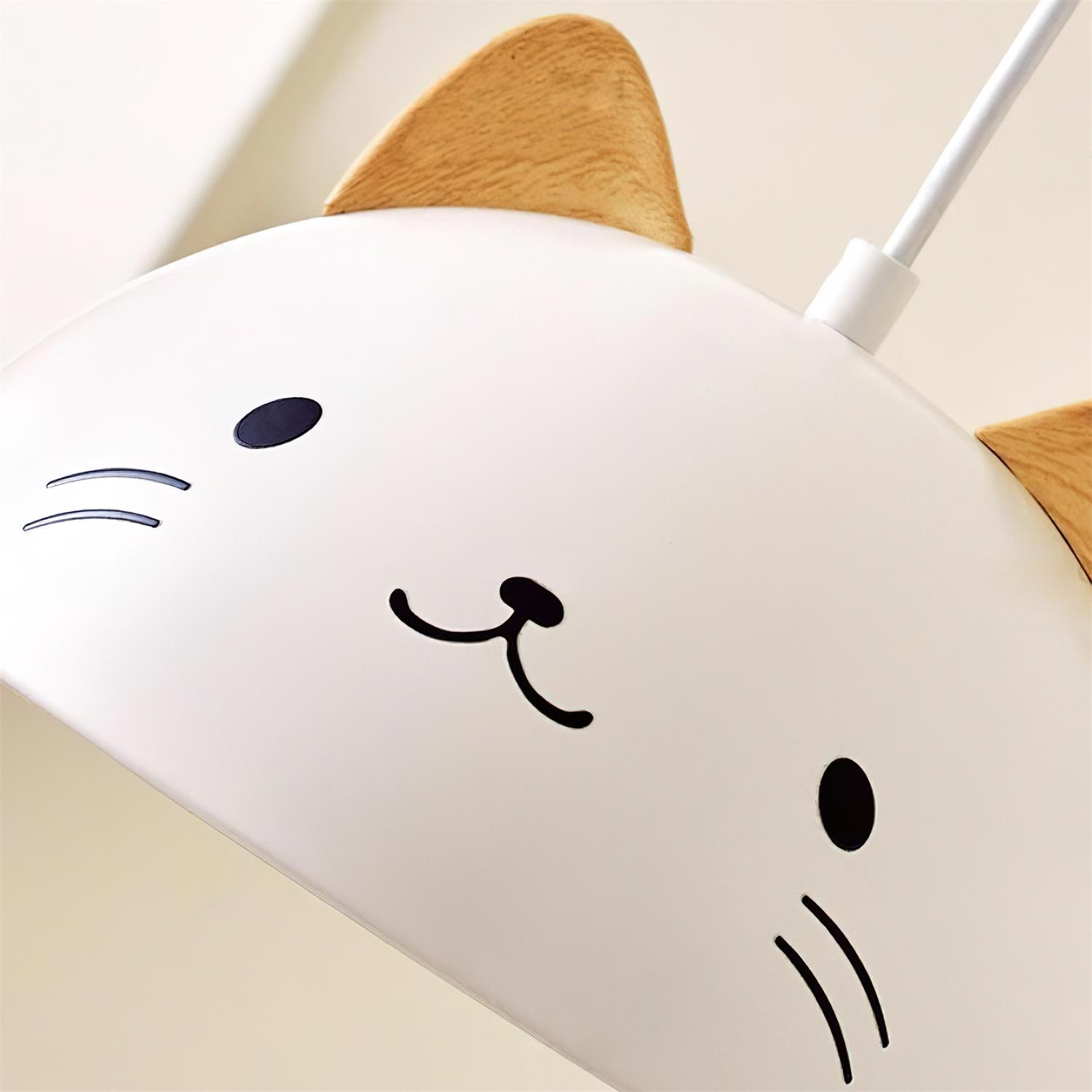 Mewi Playful Cat-Face Pendant Lamp - Letslighting